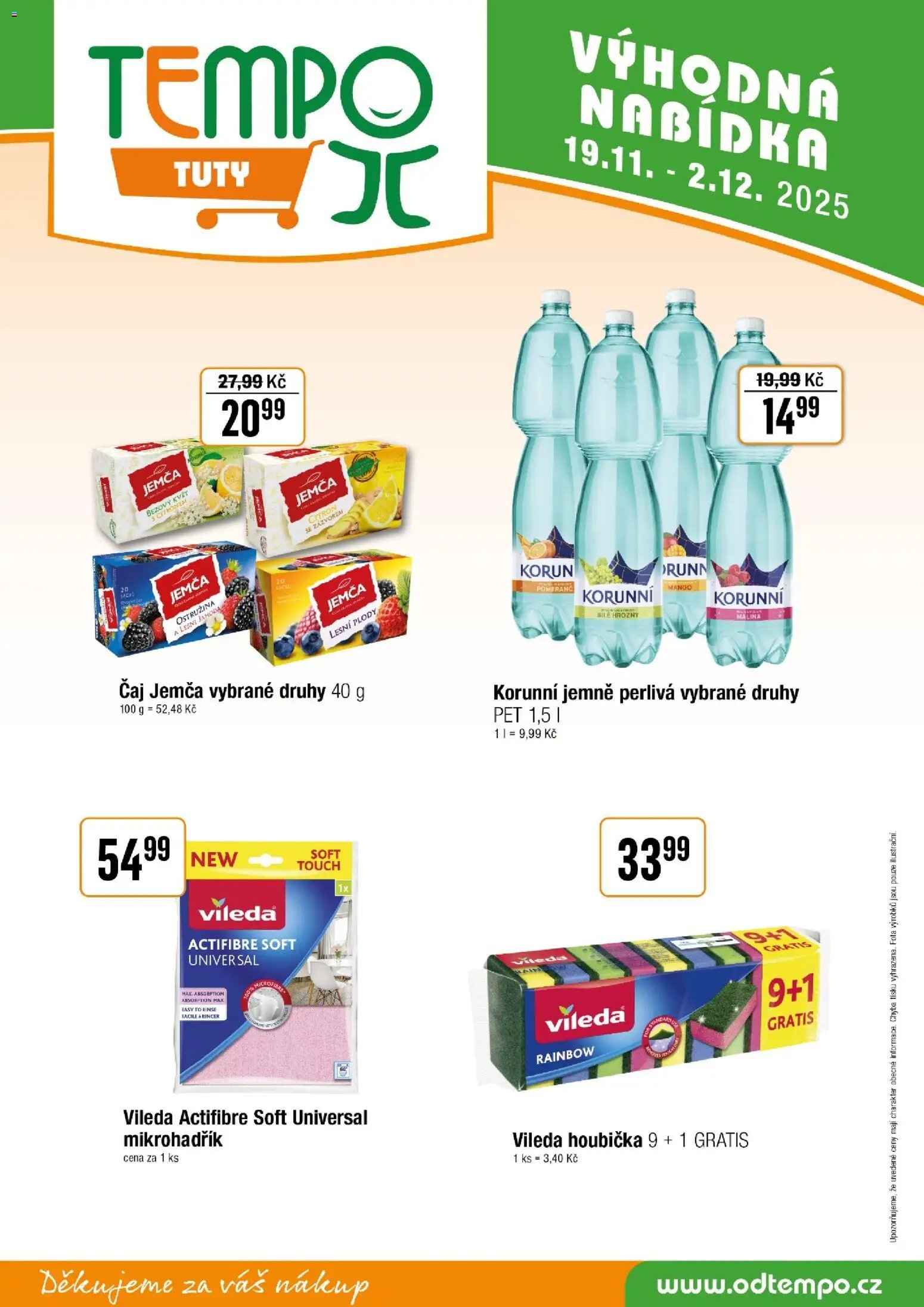 Tempo leták - Tuty (2025-11-19 - 2025-12-02)