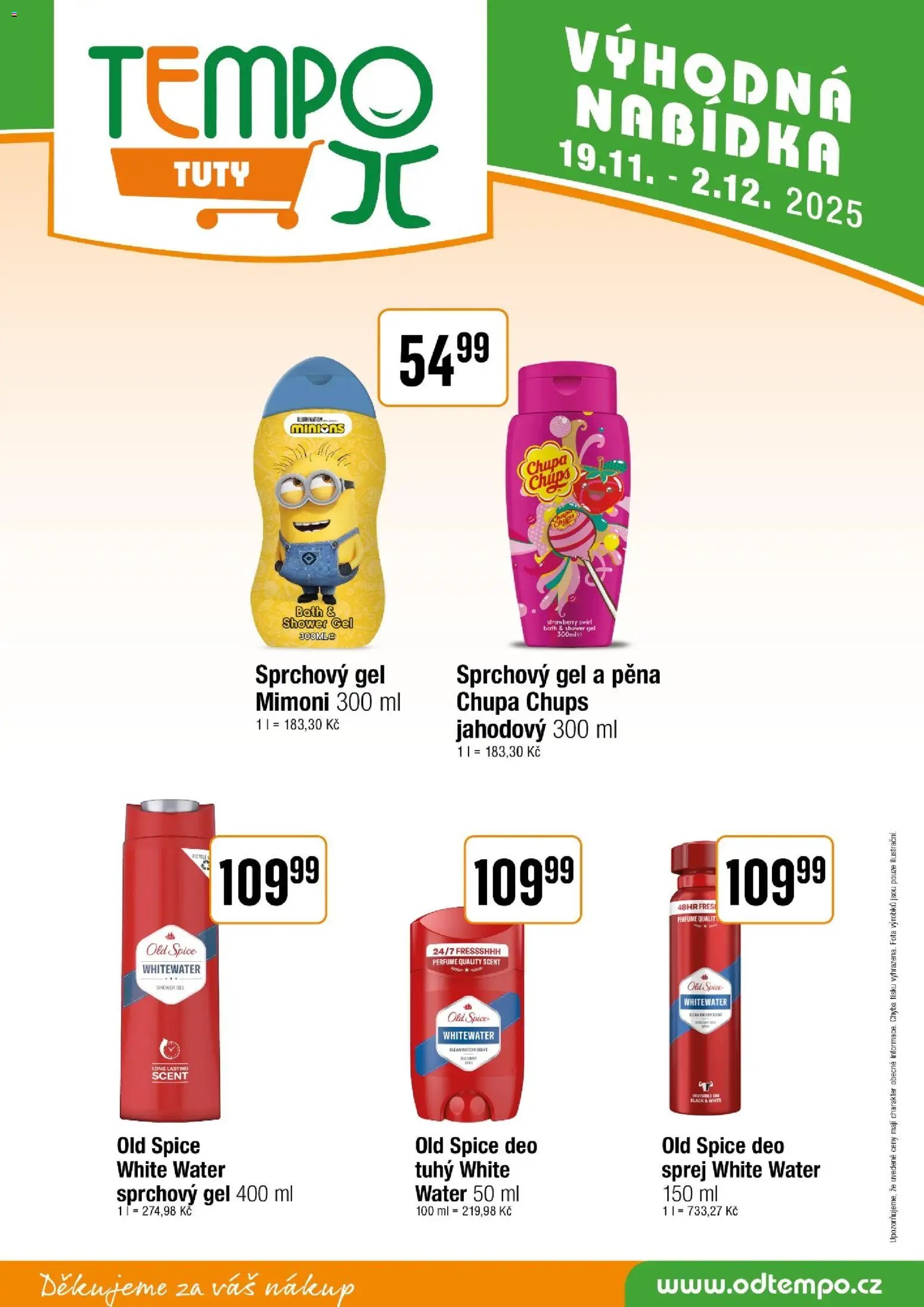 Tempo leták - Tuty (2025-11-19 - 2025-12-02)