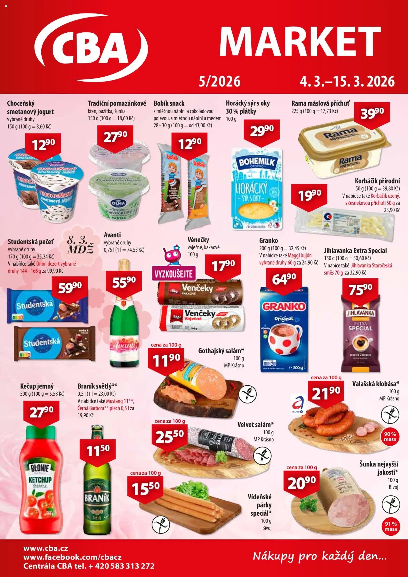 CBA leták - Market (2026-03-04 - 2026-03-15)