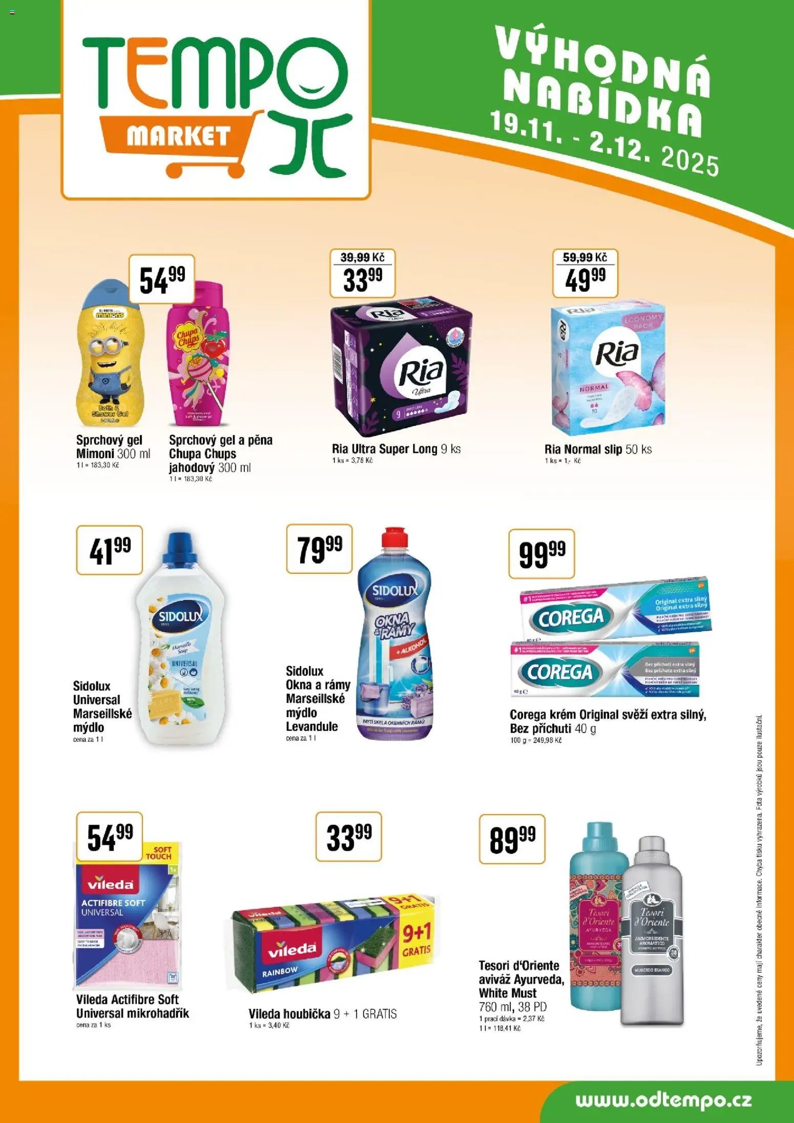 Tempo leták (2025-11-19 - 2025-12-02)