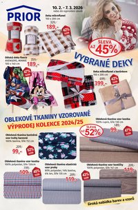 Prior - Akční Nabídka Bytového Textilu A Oděvních Látek (2026-02-10 - 2026-03-07)