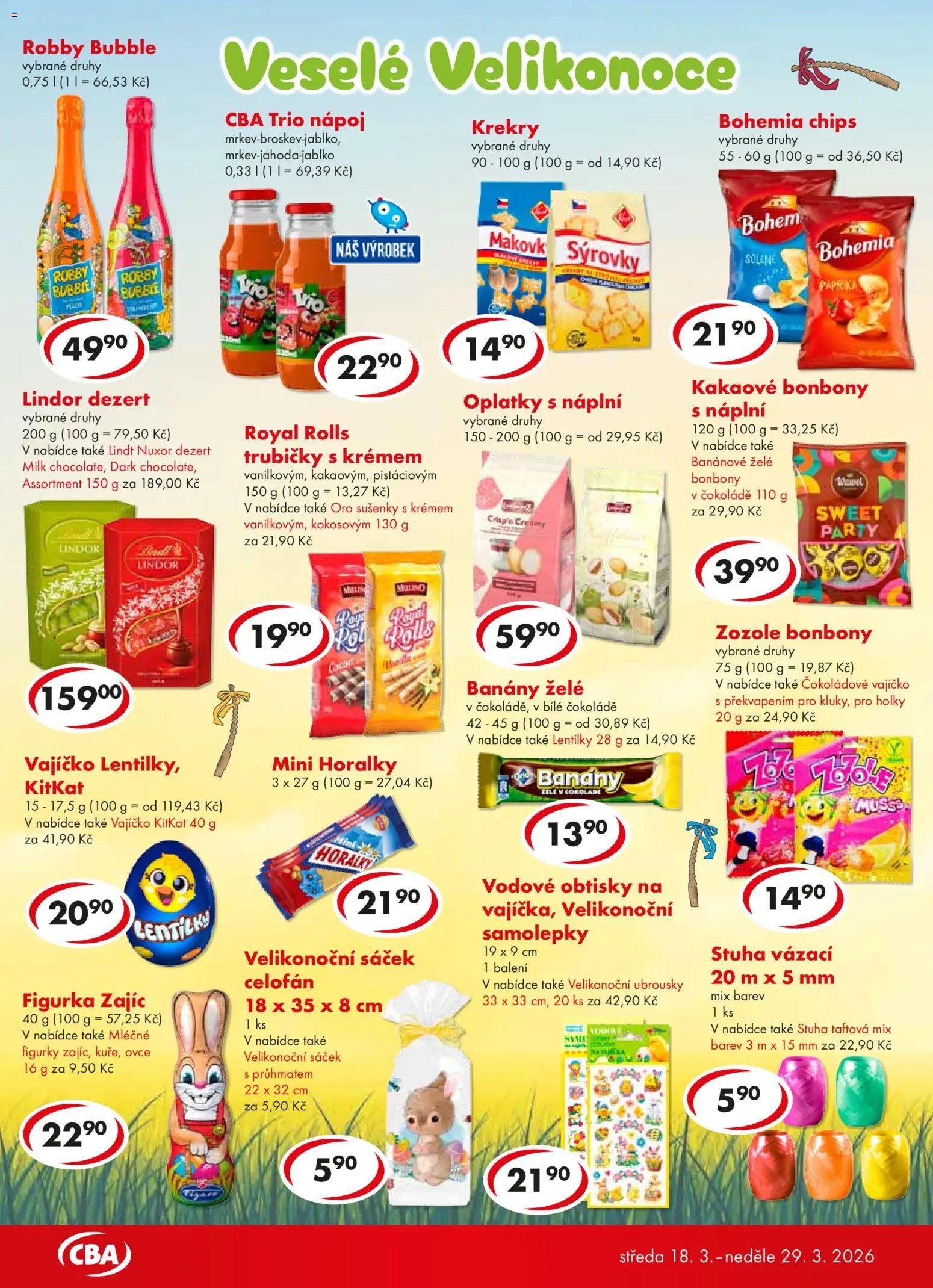 CBA leták (2026-03-18 - 2026-03-29)