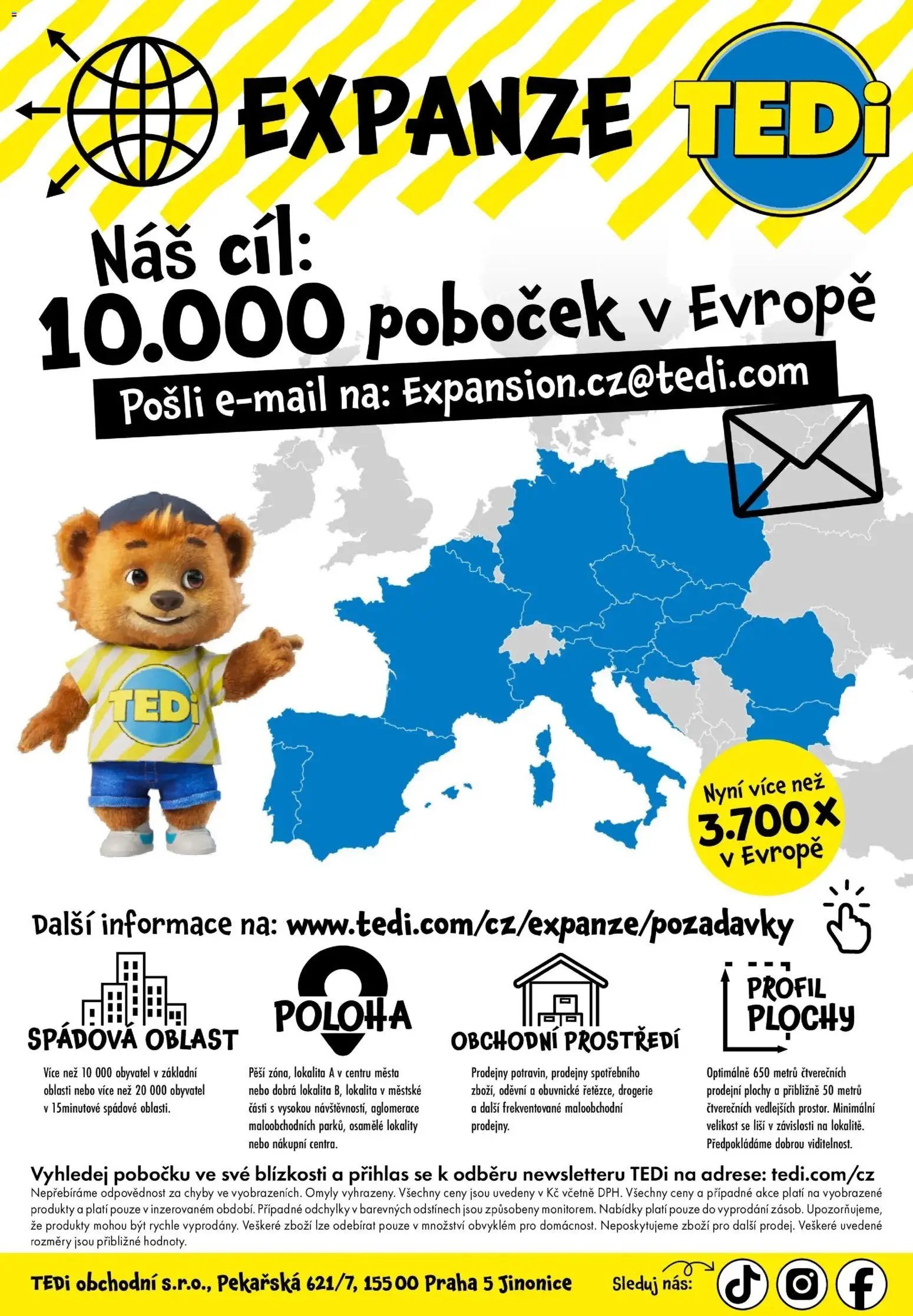 TEDi leták