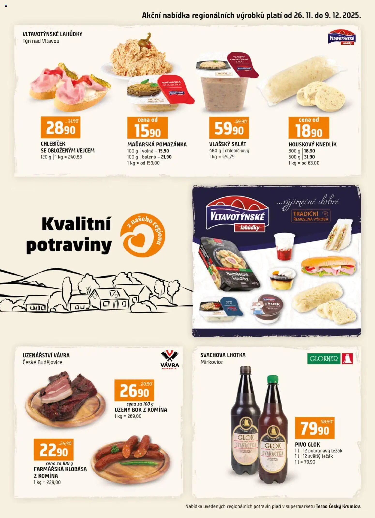 Terno leták - Český Krumlov (2025-11-26 - 2025-12-09)
