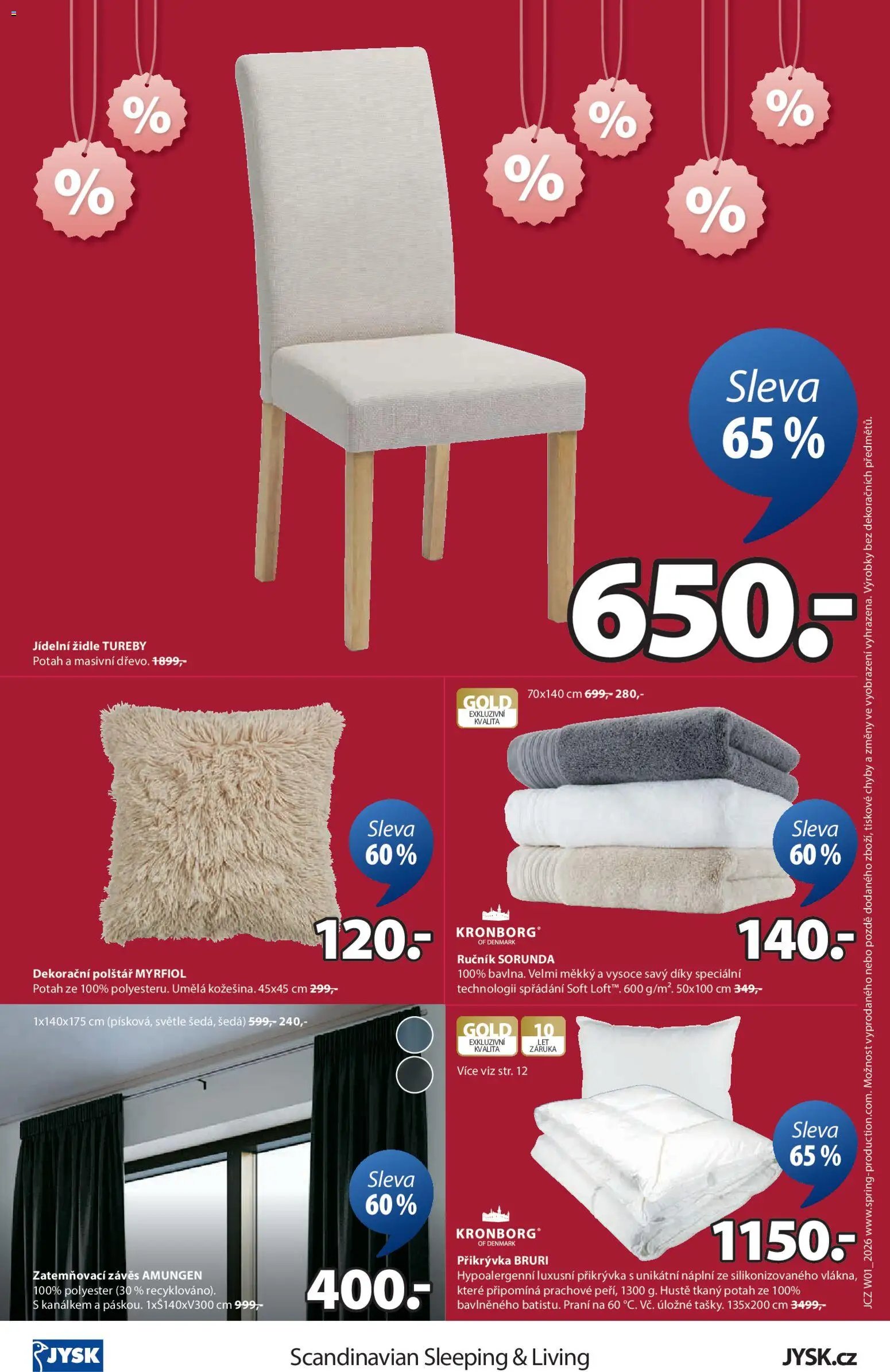 JYSK leták (2025-12-31 - 2026-02-03)