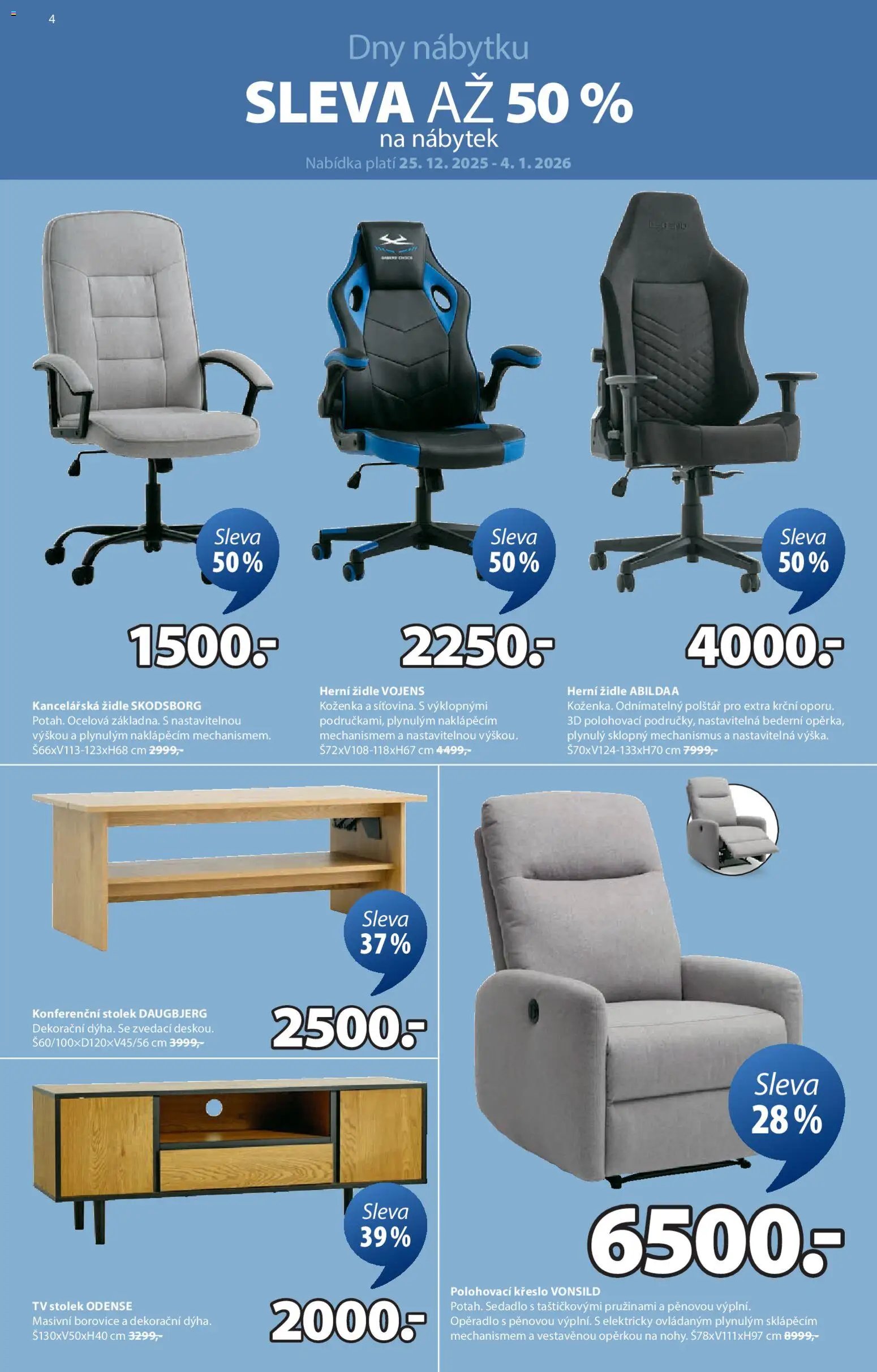 JYSK leták (2025-12-31 - 2026-02-03)