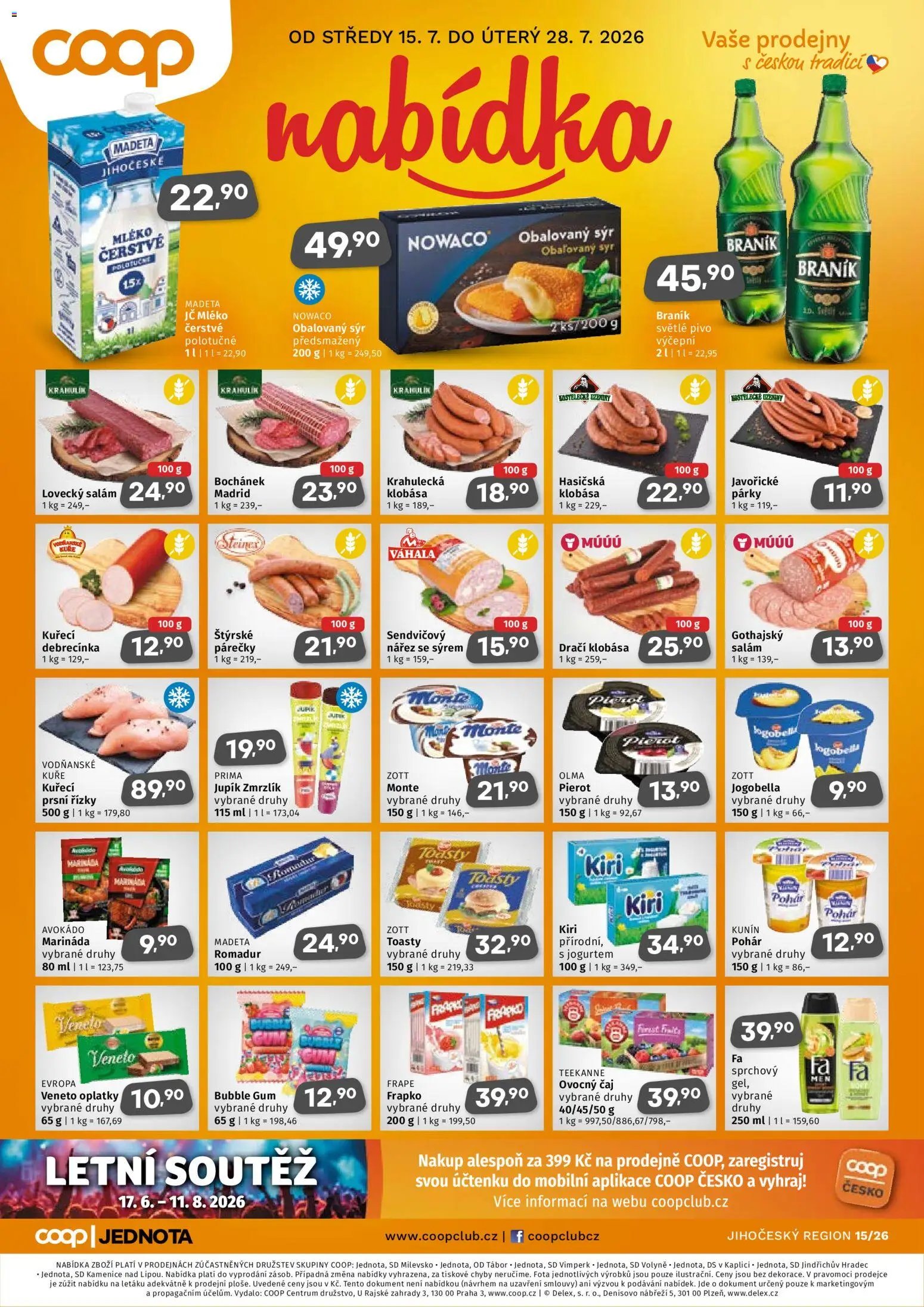 Coop leták - Jihočeský region