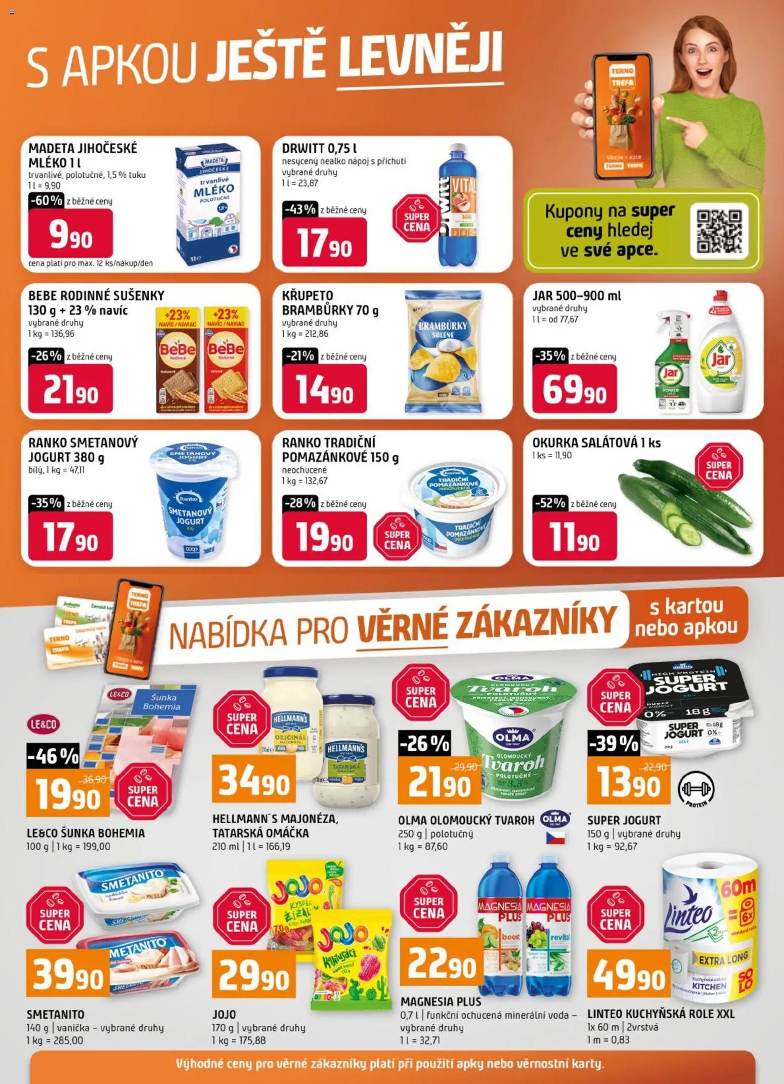 Terno leták - Nabídka pro věrné zákazníky