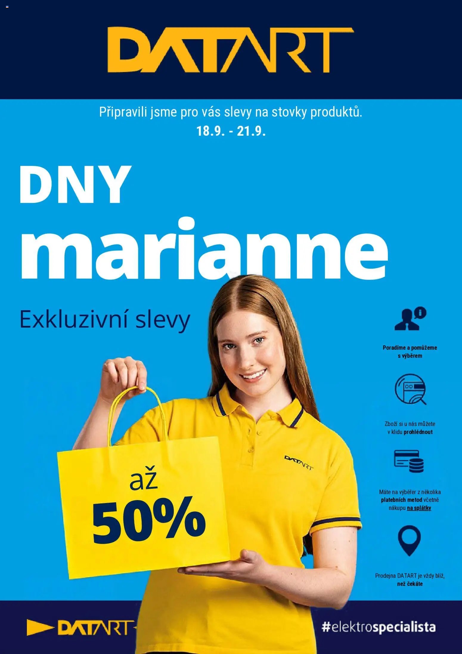 Datart leták