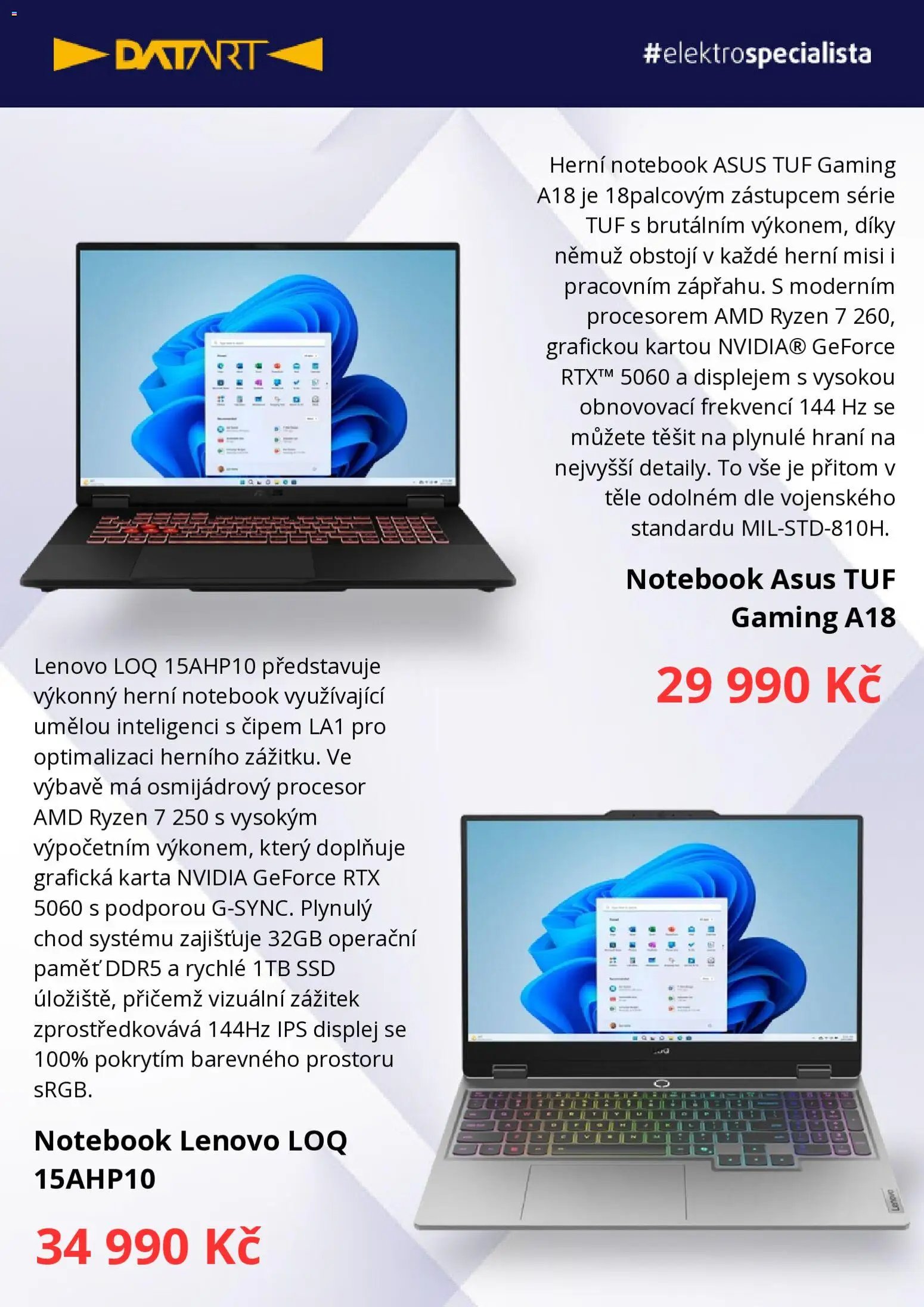 Datart leták