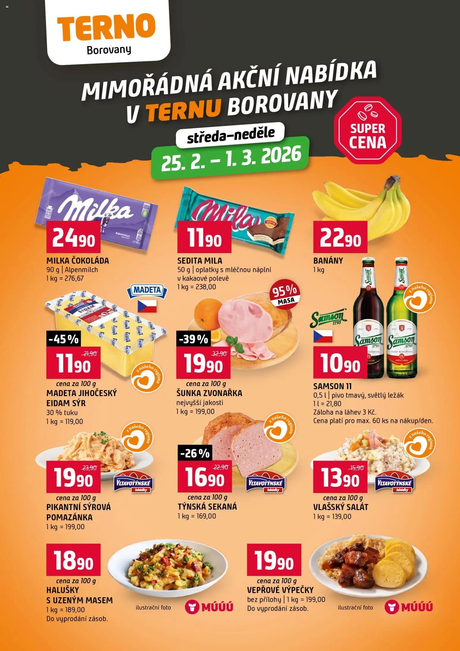 Terno leták - Mimořádná akční nabídka (2026-02-25 - 2026-03-01)