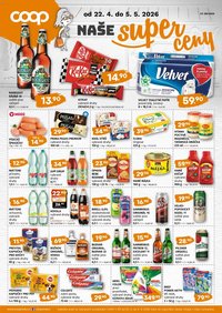 Coop leták - Super cena (2026-04-22 - 2026-05-05)