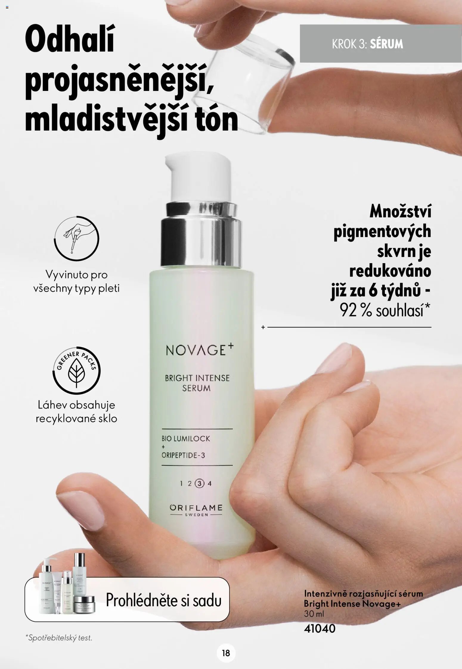 Oriflame katalog Novage+