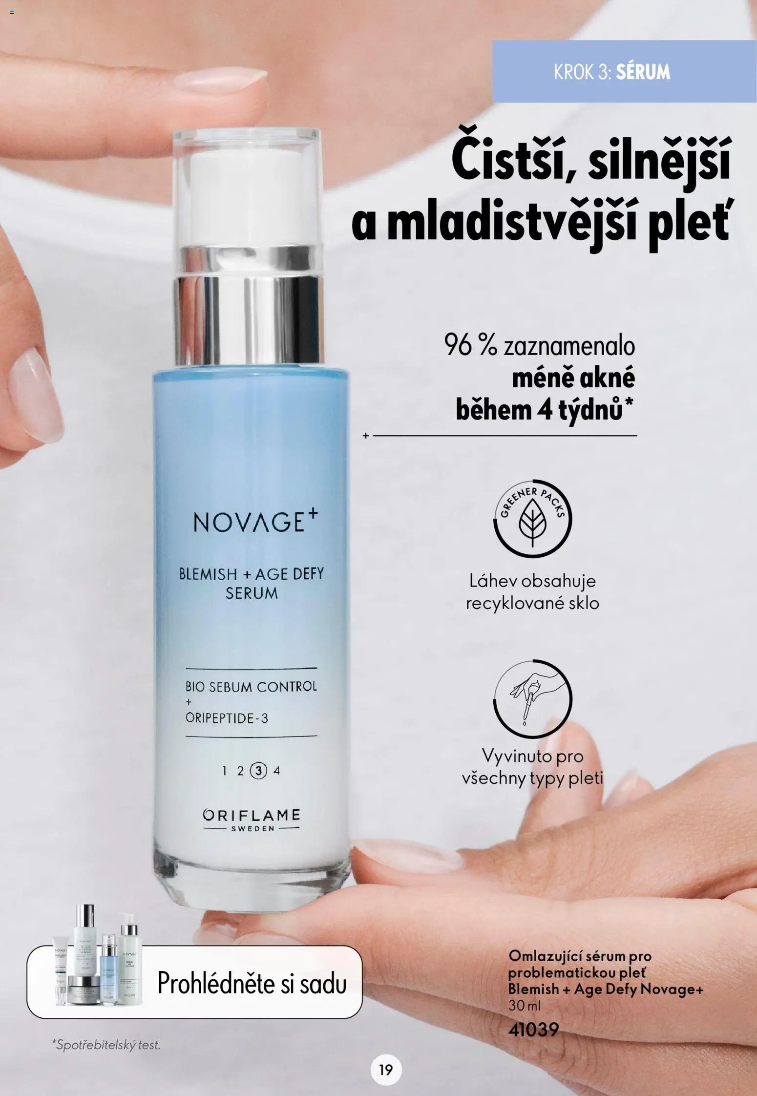 Oriflame katalog Novage+
