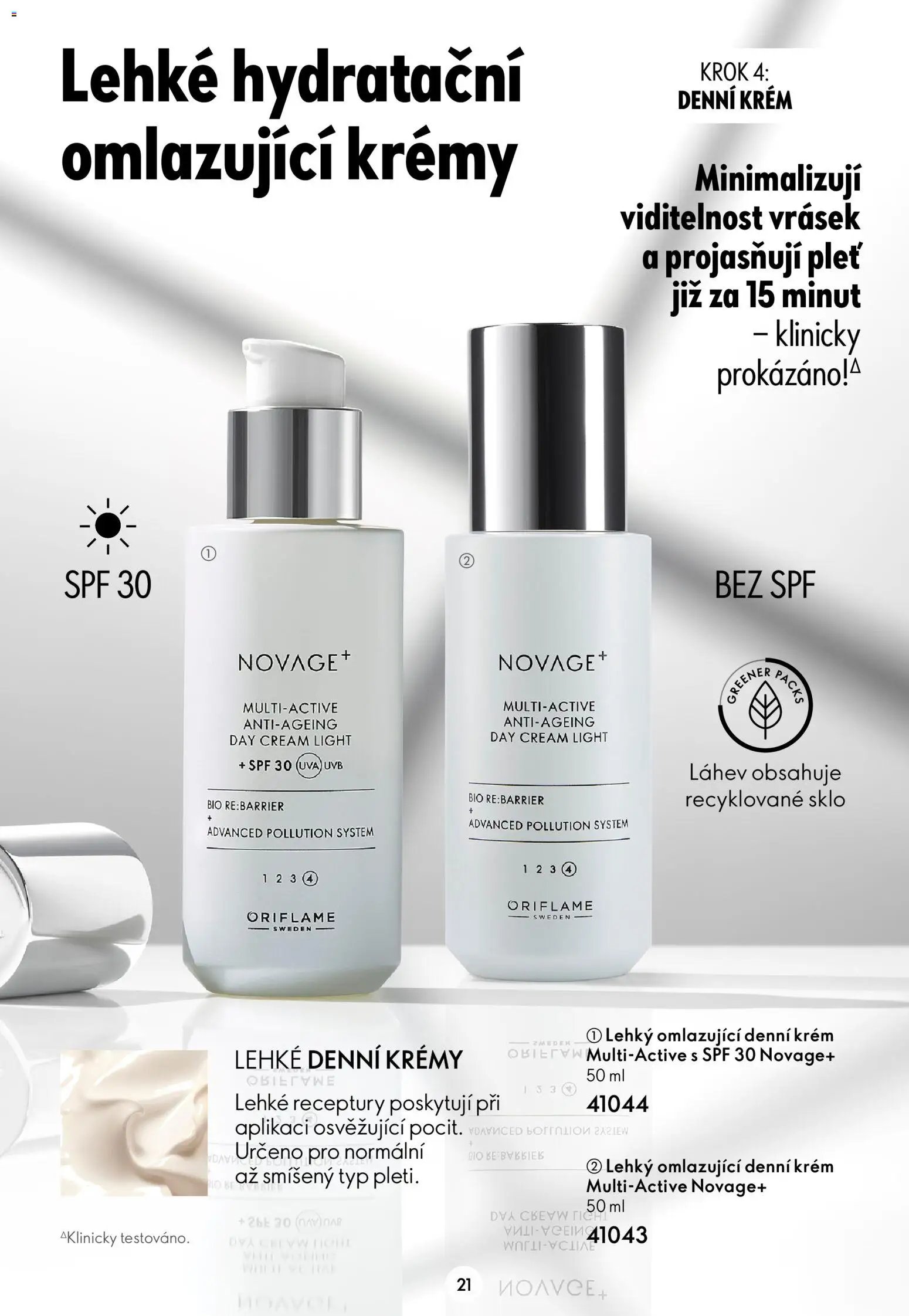 Oriflame katalog Novage+