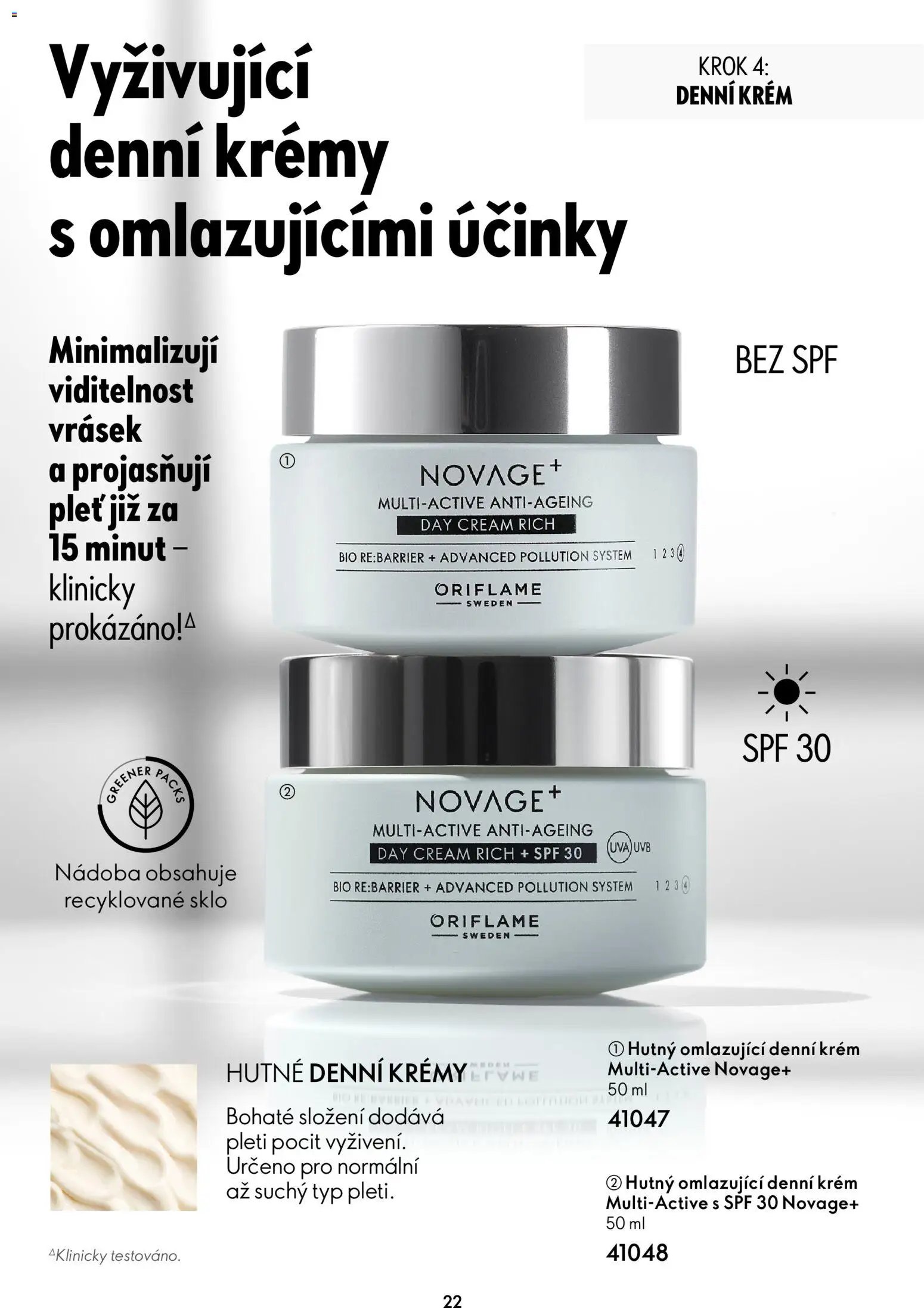 Oriflame katalog Novage+