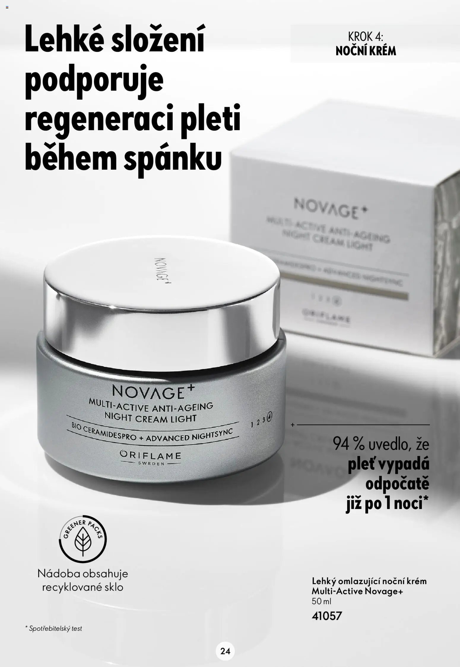 Oriflame katalog Novage+