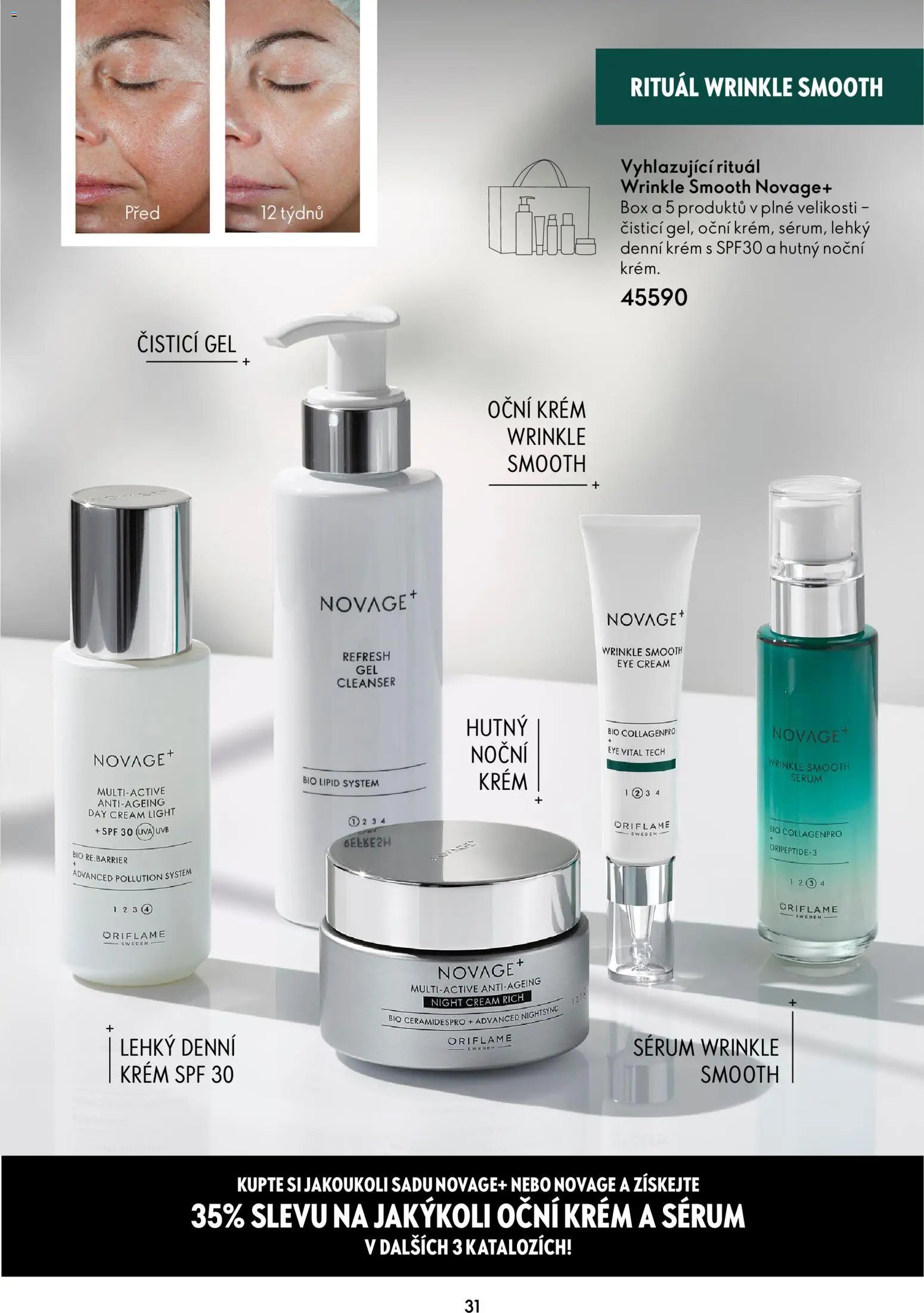 Oriflame katalog Novage+