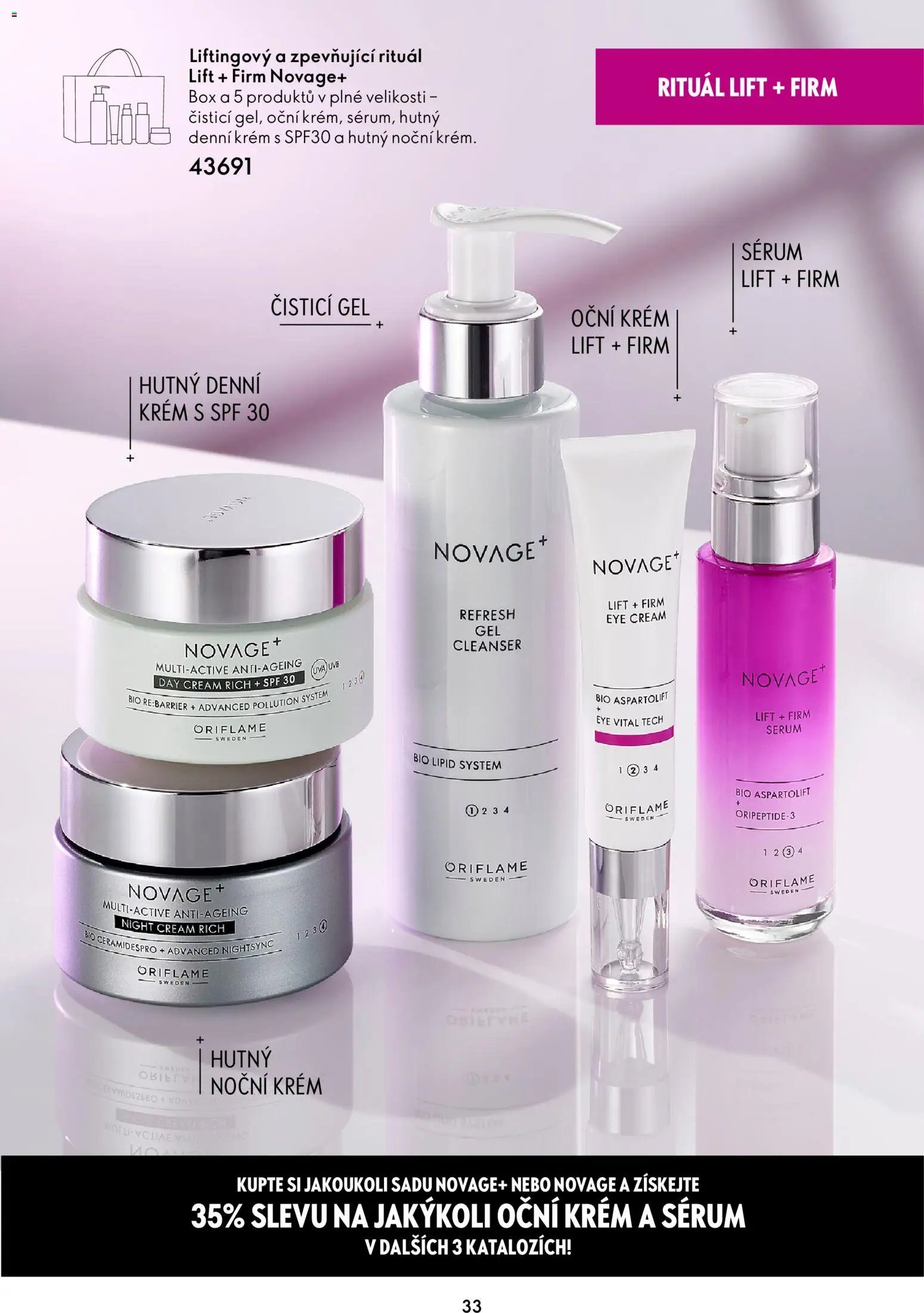 Oriflame katalog Novage+