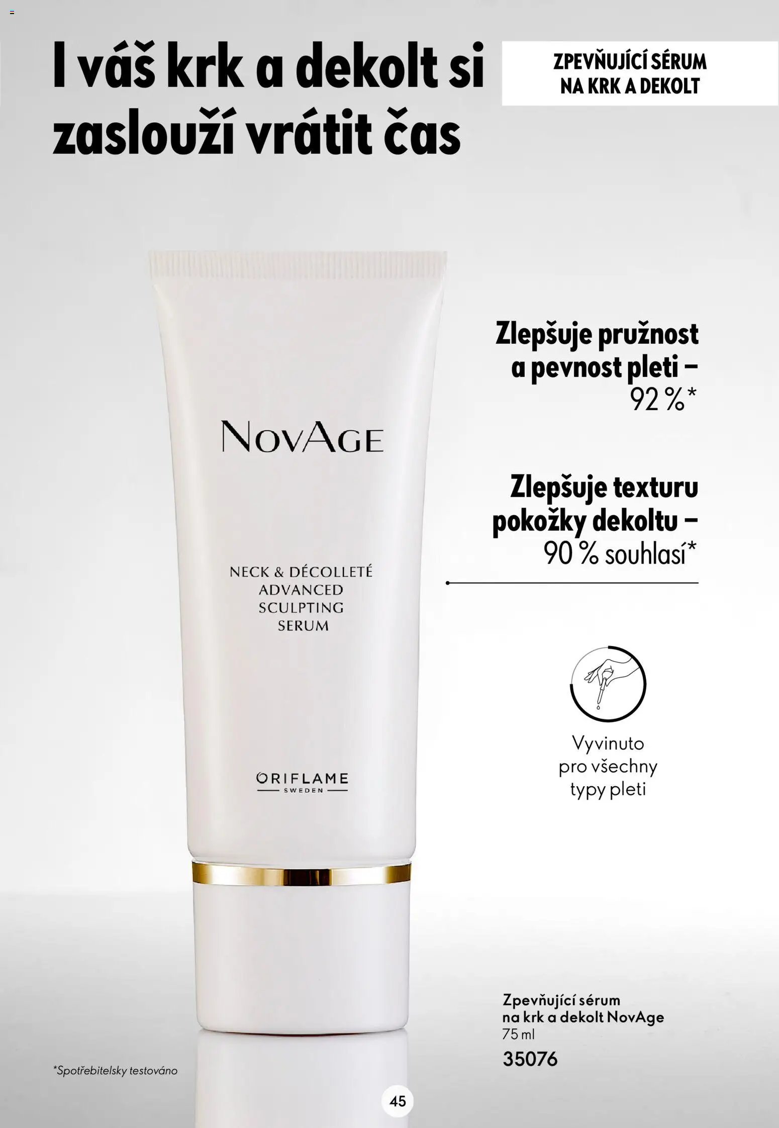 Oriflame katalog Novage+