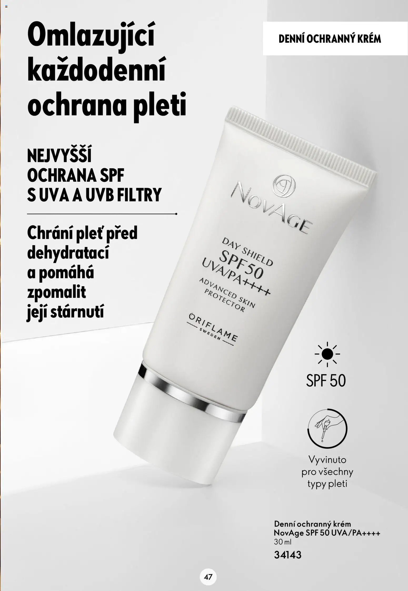 Oriflame katalog Novage+