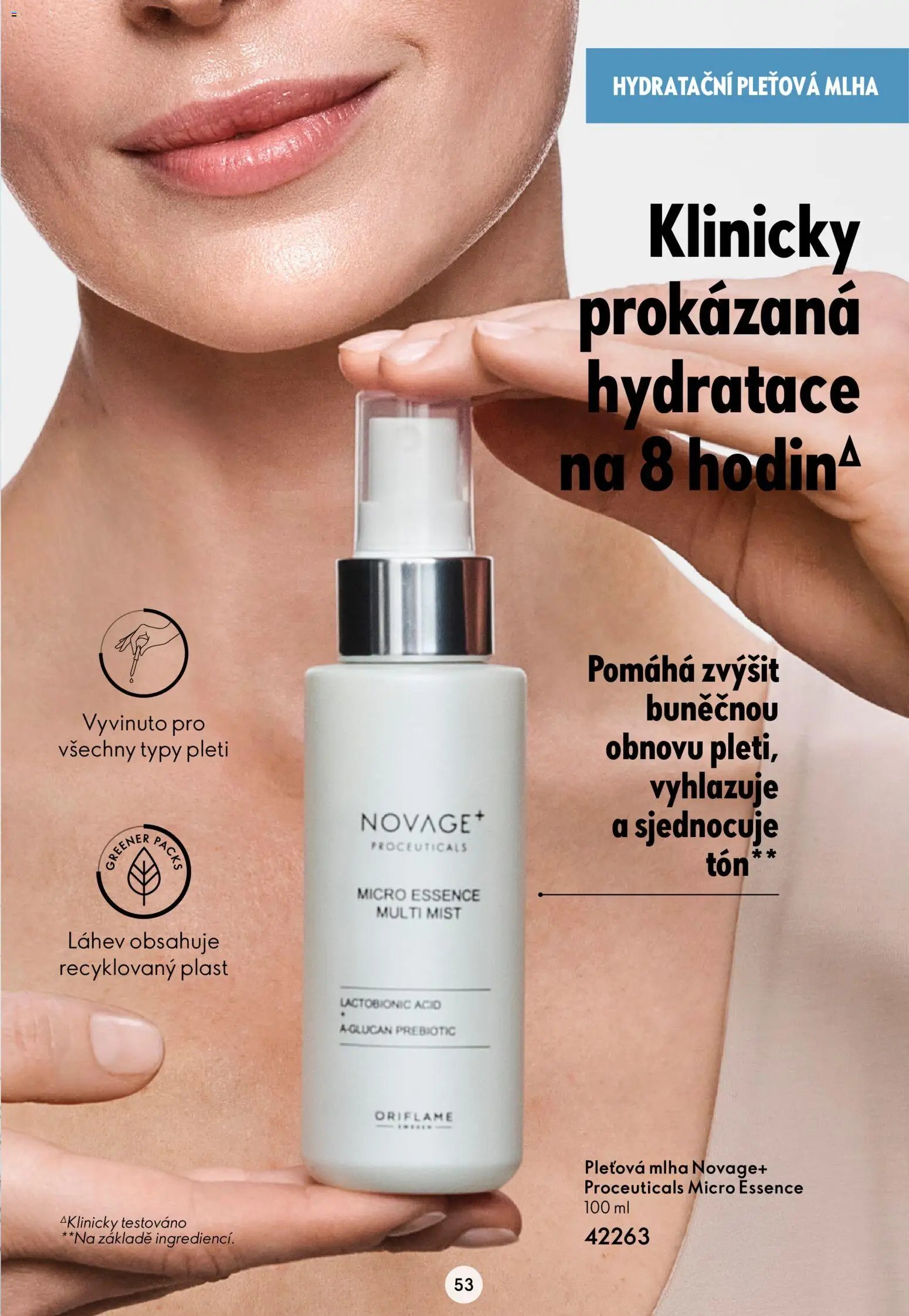 Oriflame katalog Novage+