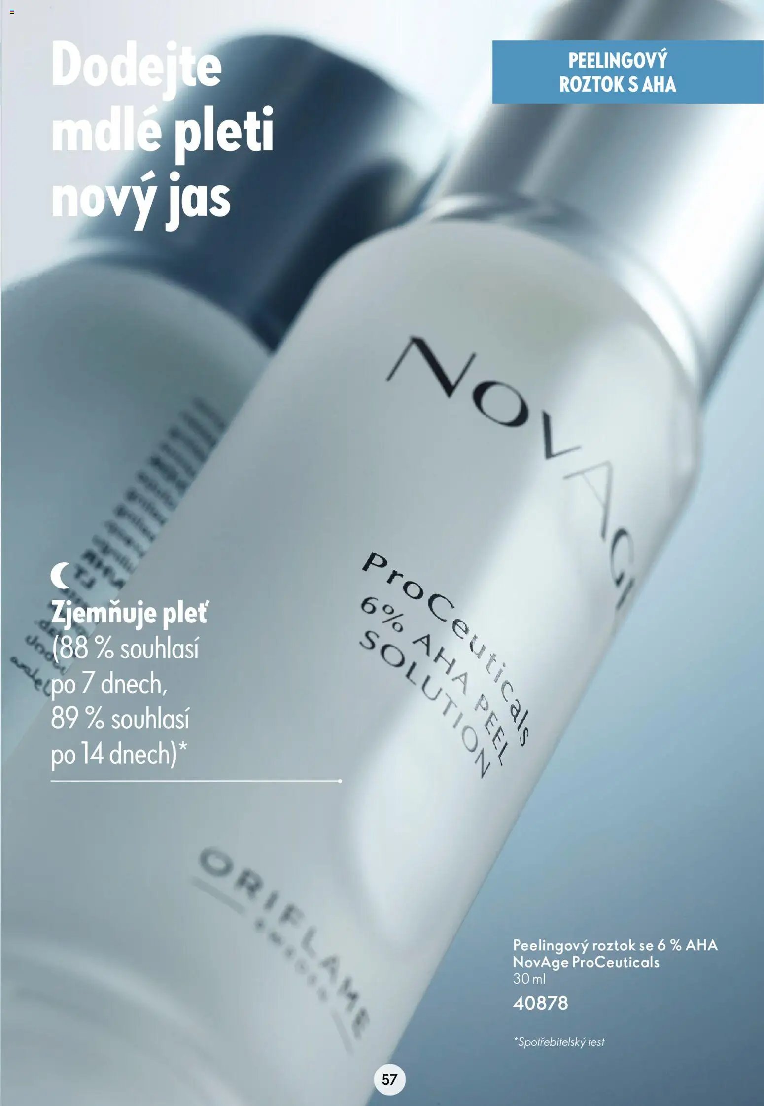 Oriflame katalog Novage+