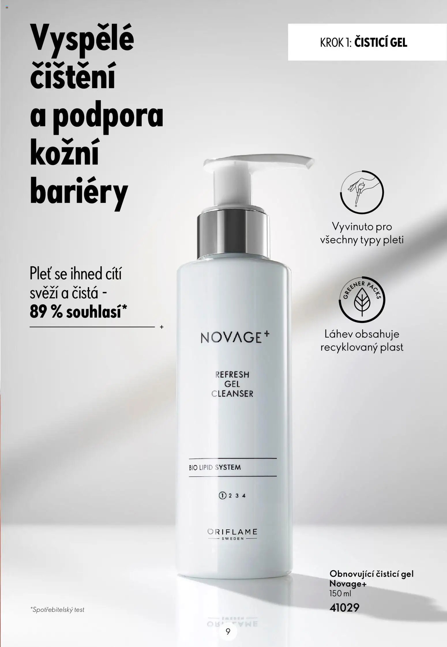 Oriflame katalog Novage+
