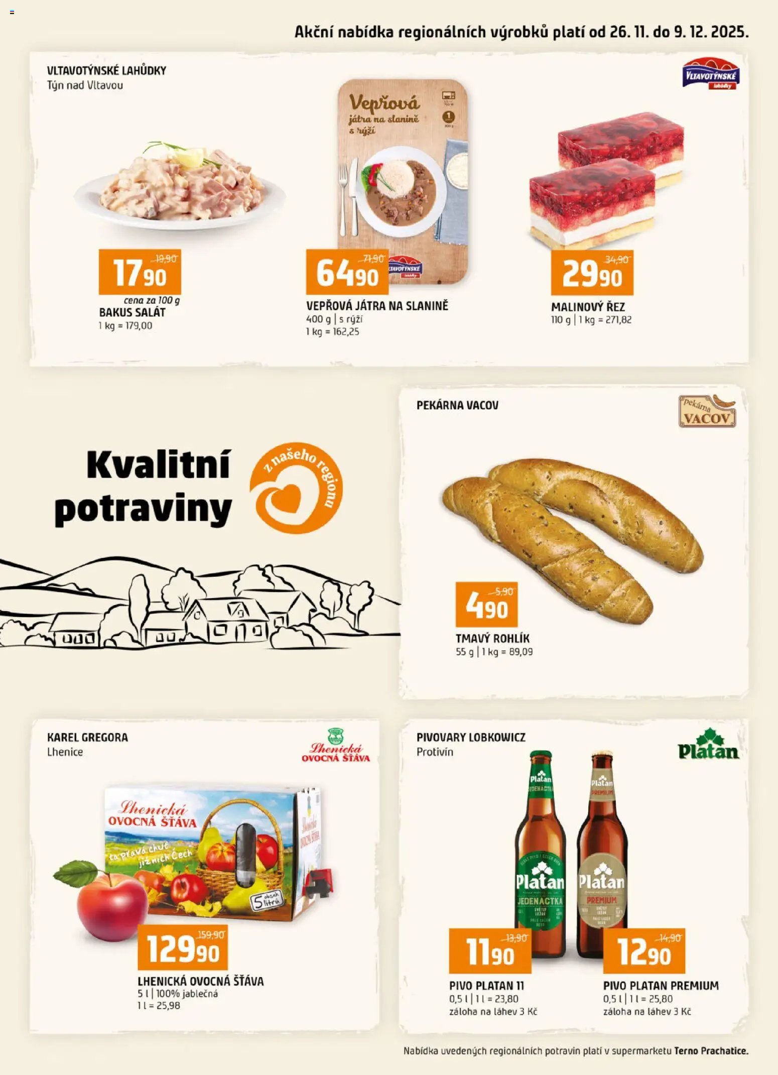 Terno leták - Prachatice (2025-11-26 - 2025-12-02)