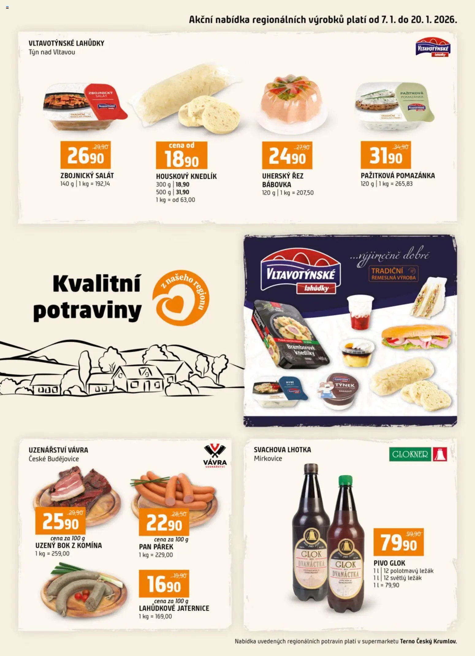 Terno leták - Český Krumlov (2026-01-07 - 2026-01-20)