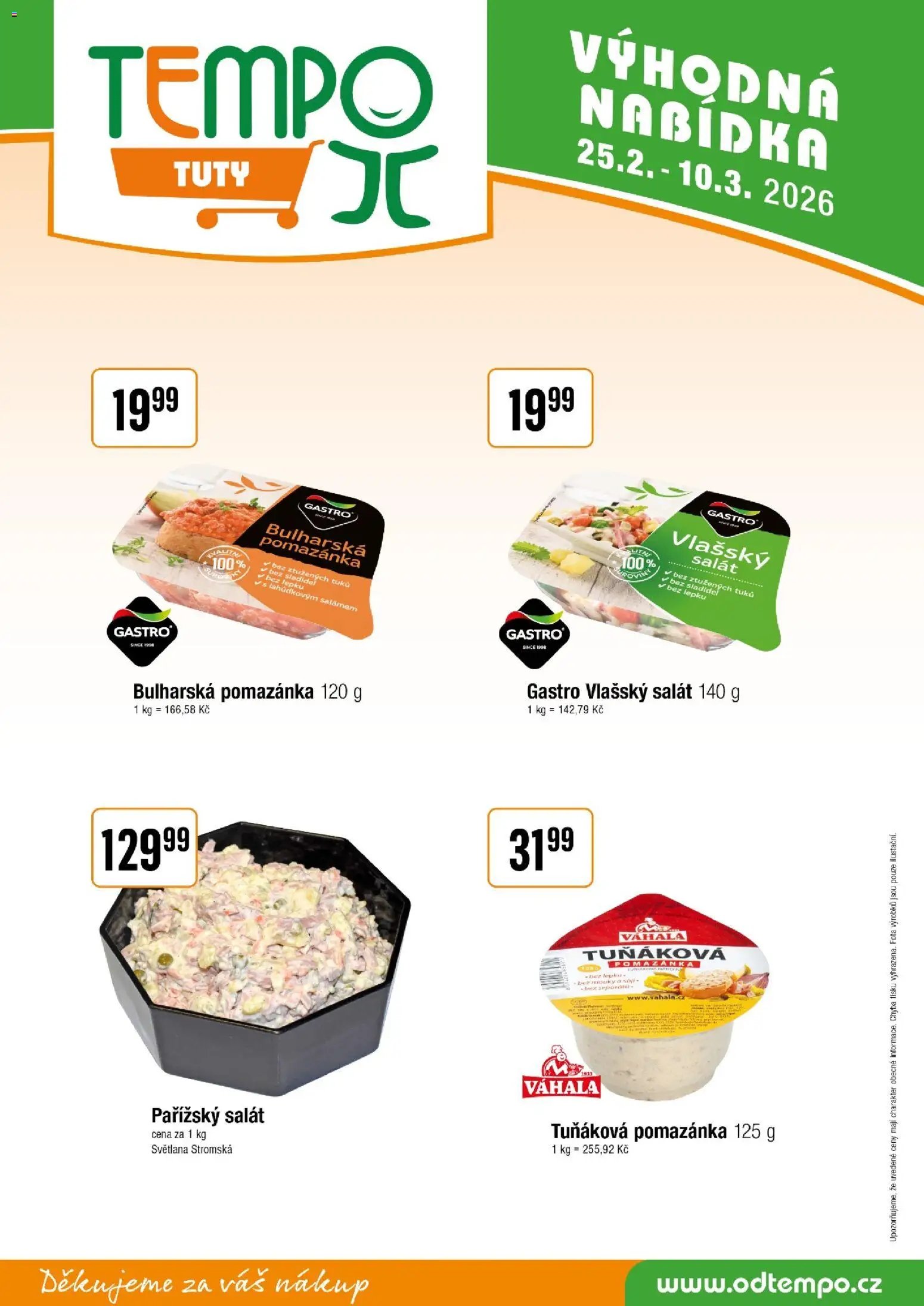 Tempo leták - Tuty (2026-02-25 - 2026-03-10)