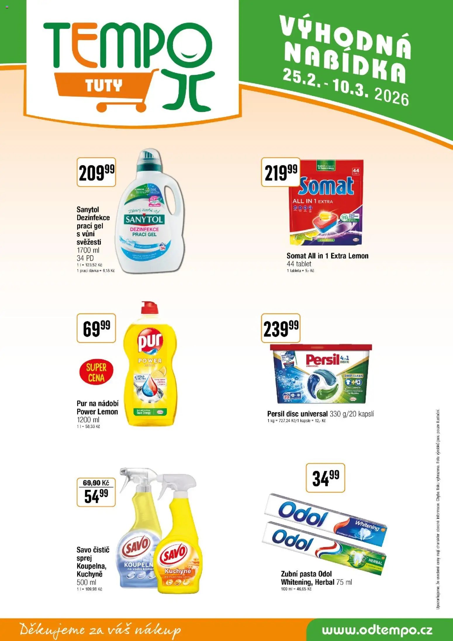 Tempo leták - Tuty (2026-02-25 - 2026-03-10)