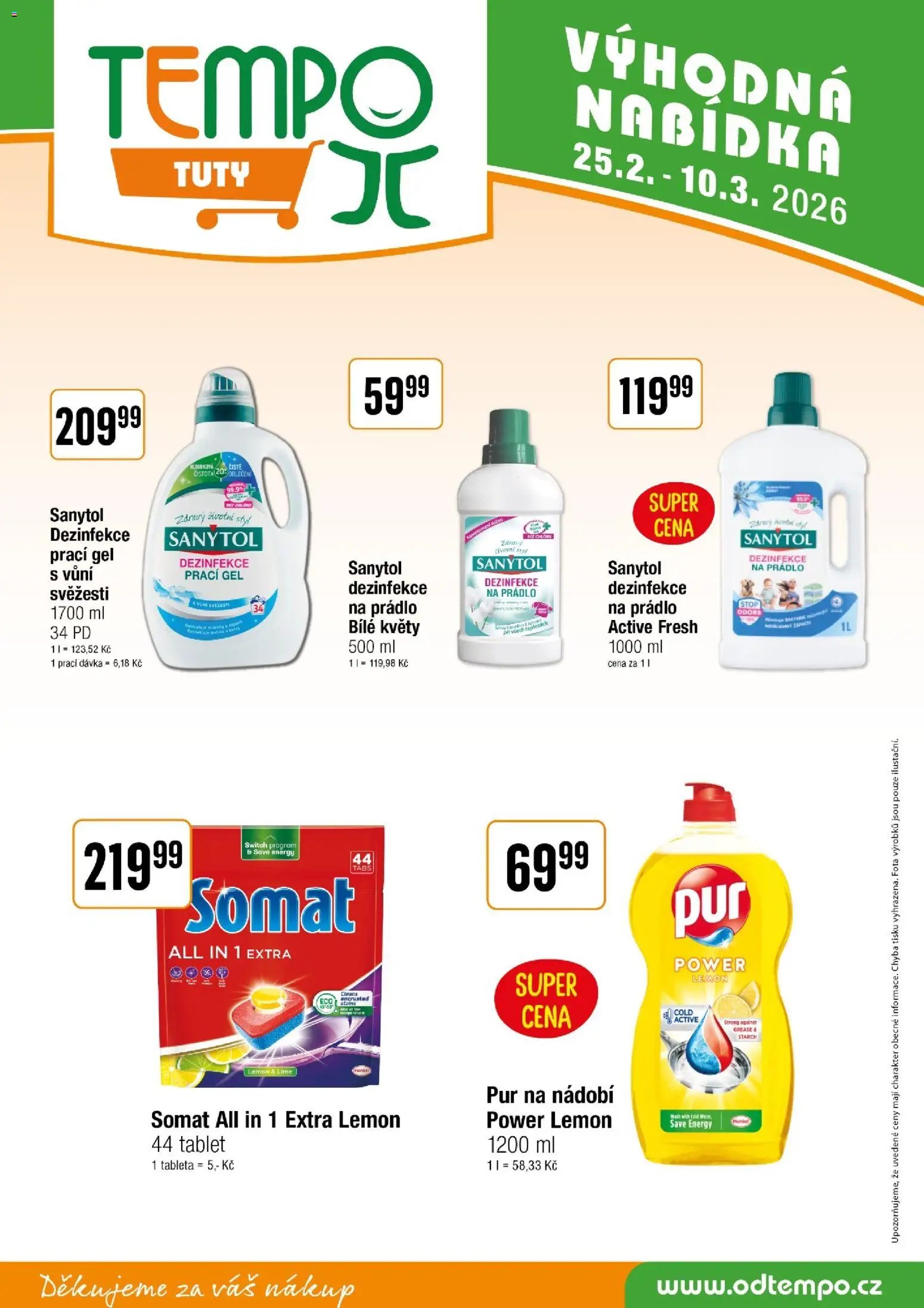 Tempo leták - Tuty (2026-02-25 - 2026-03-10)