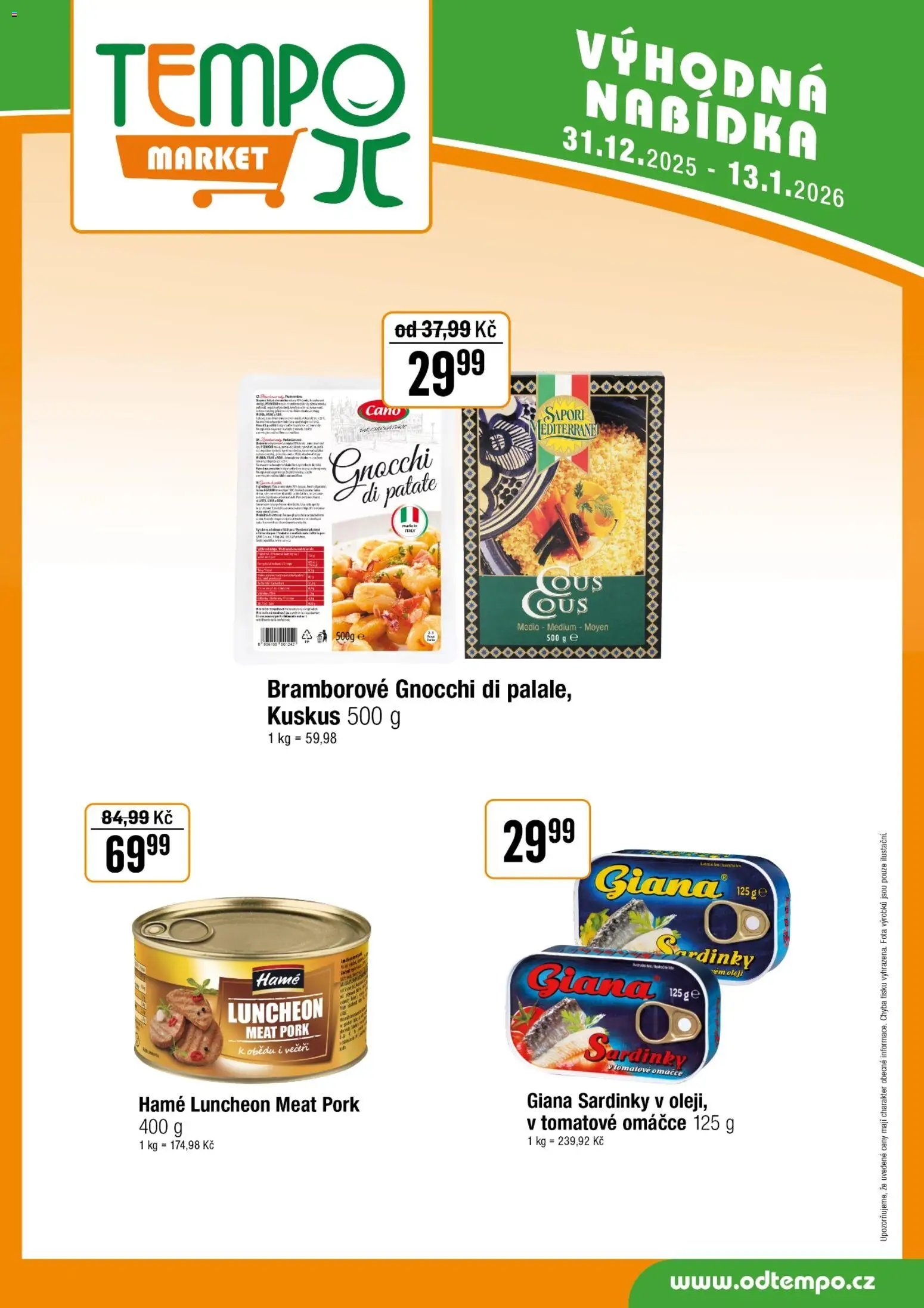 Tempo leták (2025-12-31 - 2026-01-13)