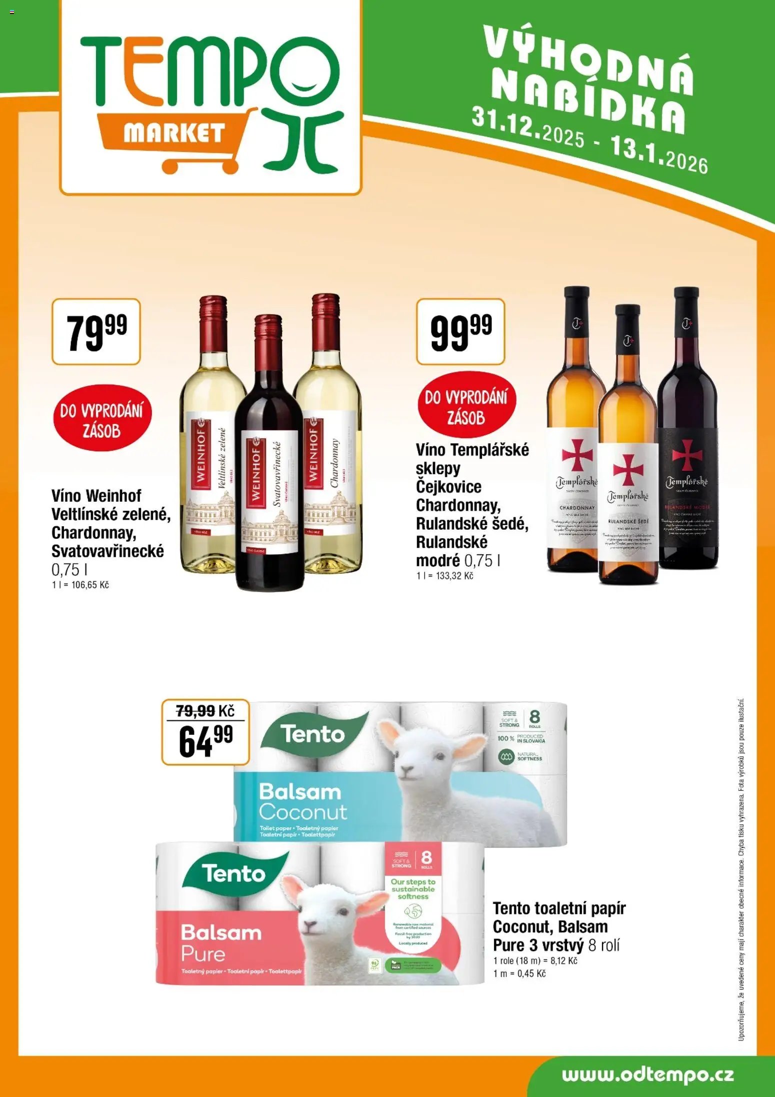Tempo leták (2025-12-31 - 2026-01-13)