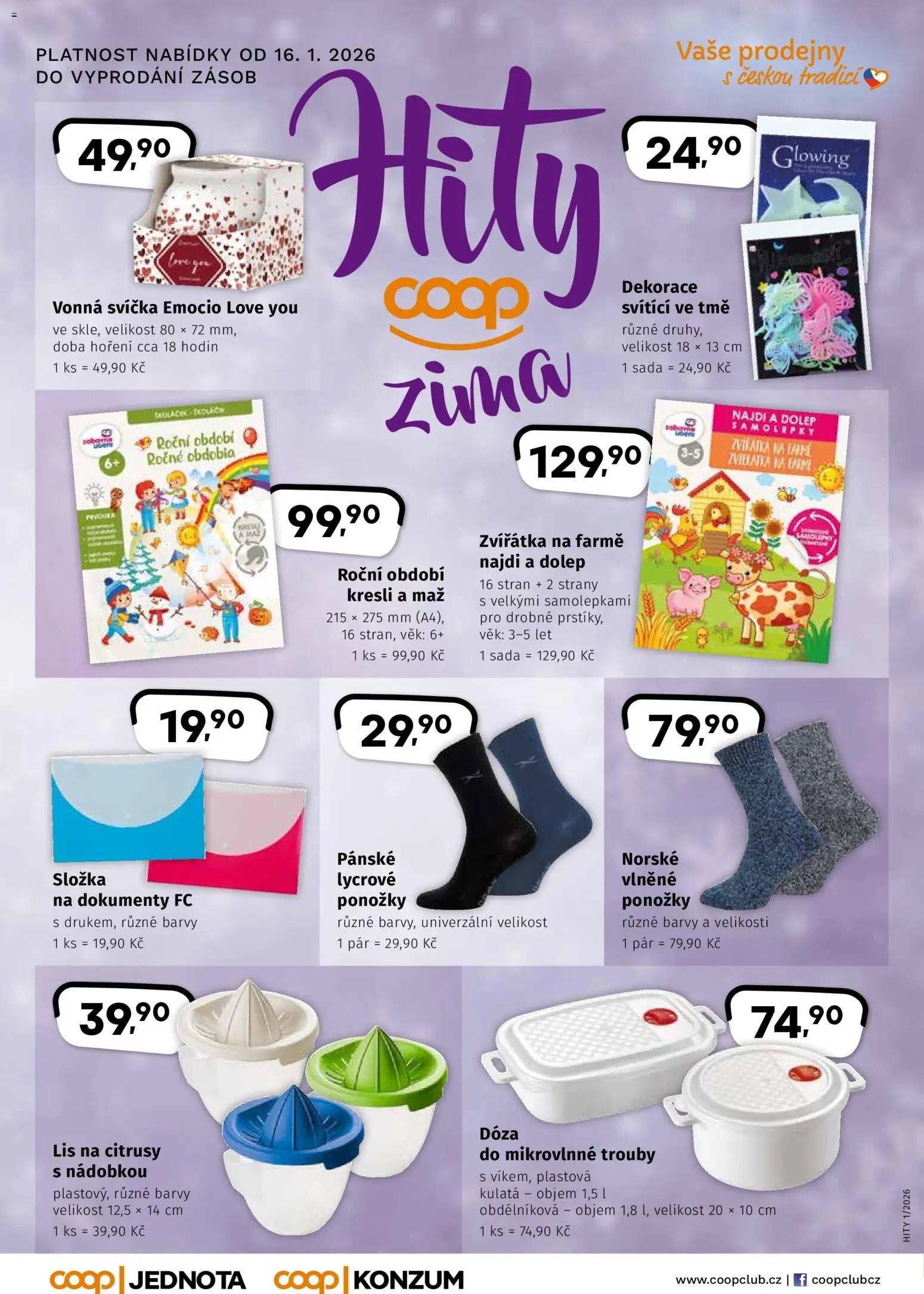 Coop leták - Hity (2026-01-16 - 2026-02-28)