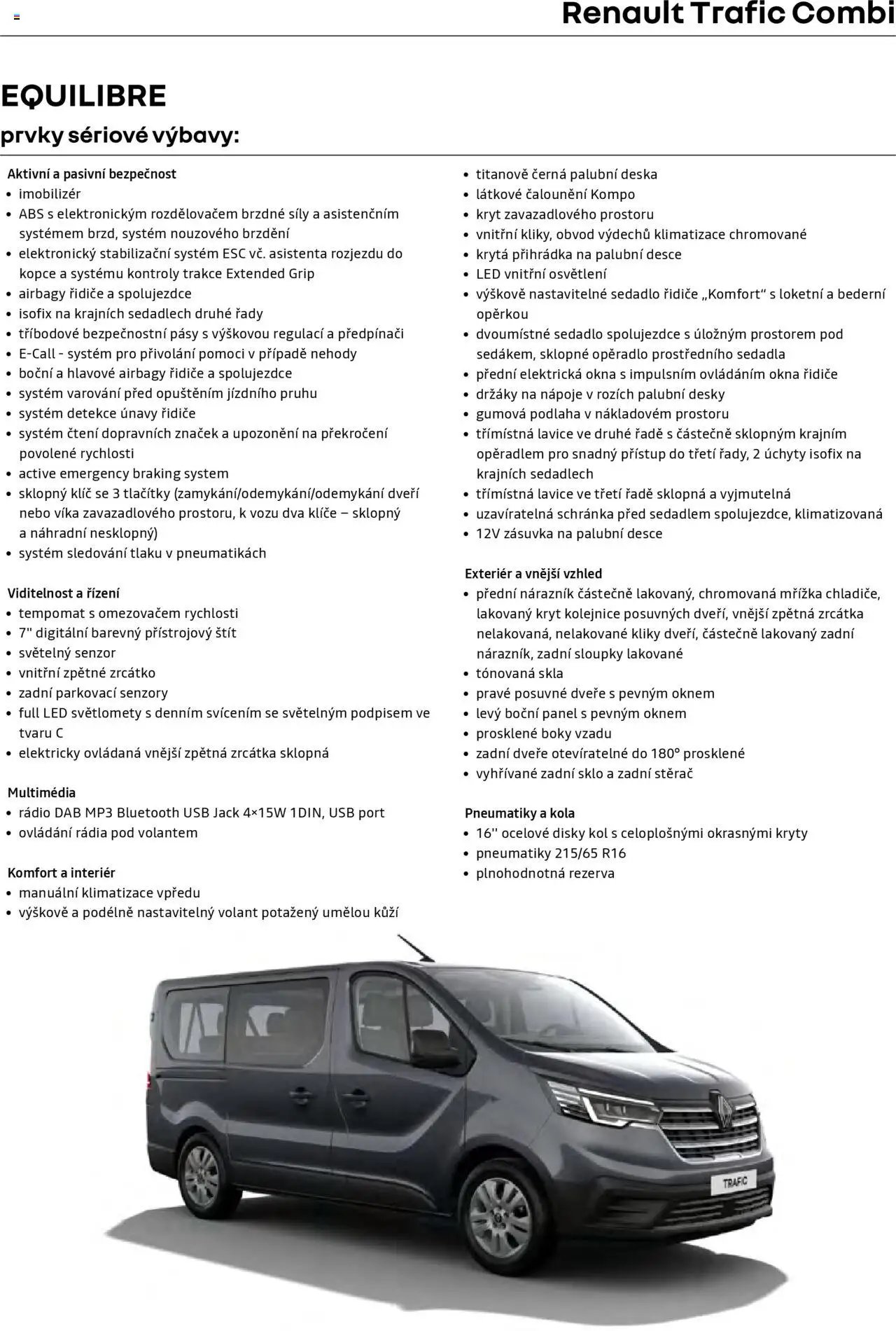 Renault katalog - Trafic Combi (2025-04-25 - 2026-02-28)