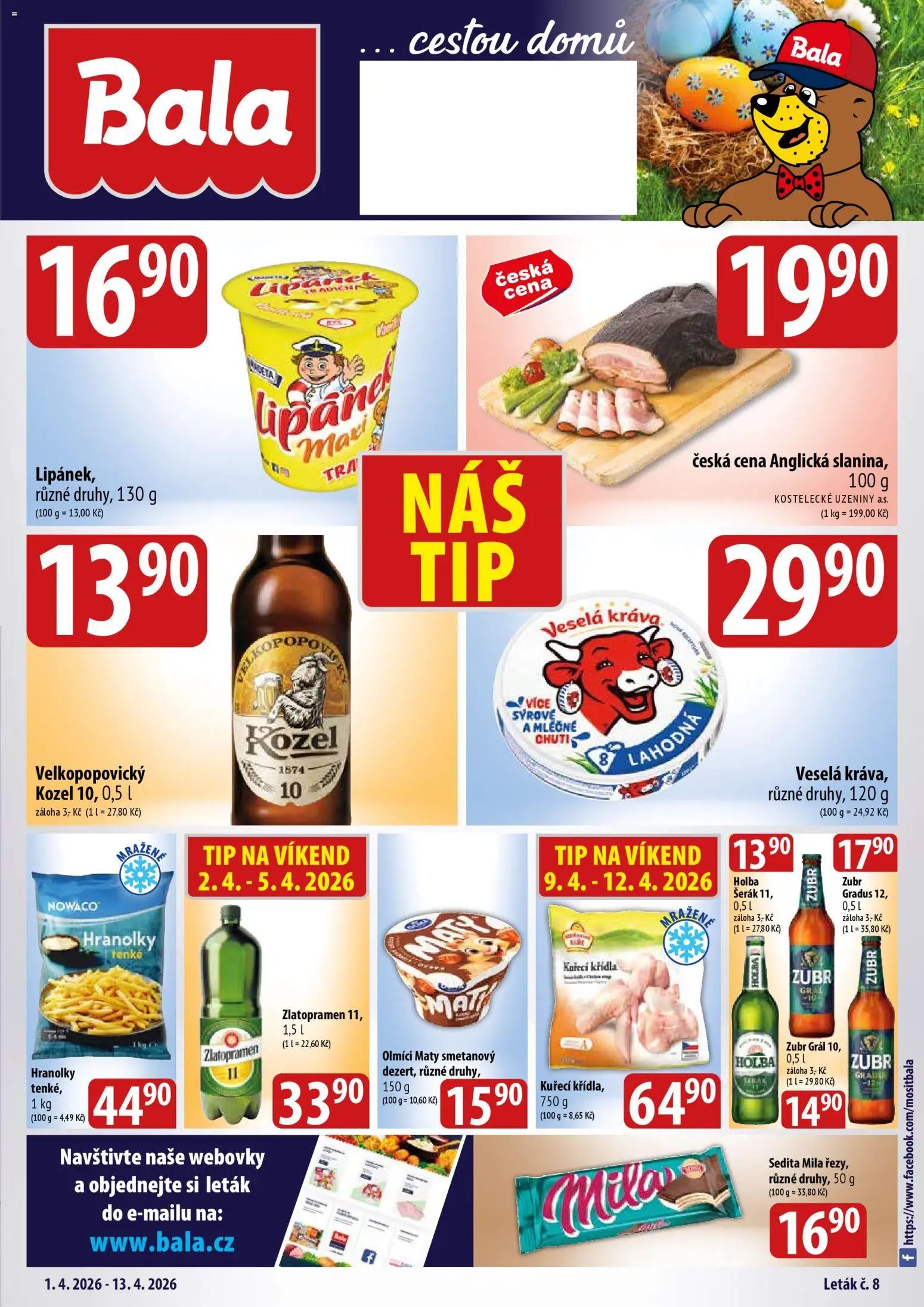 BALA velký leták Holba + (2026-04-01 - 2026-04-13)