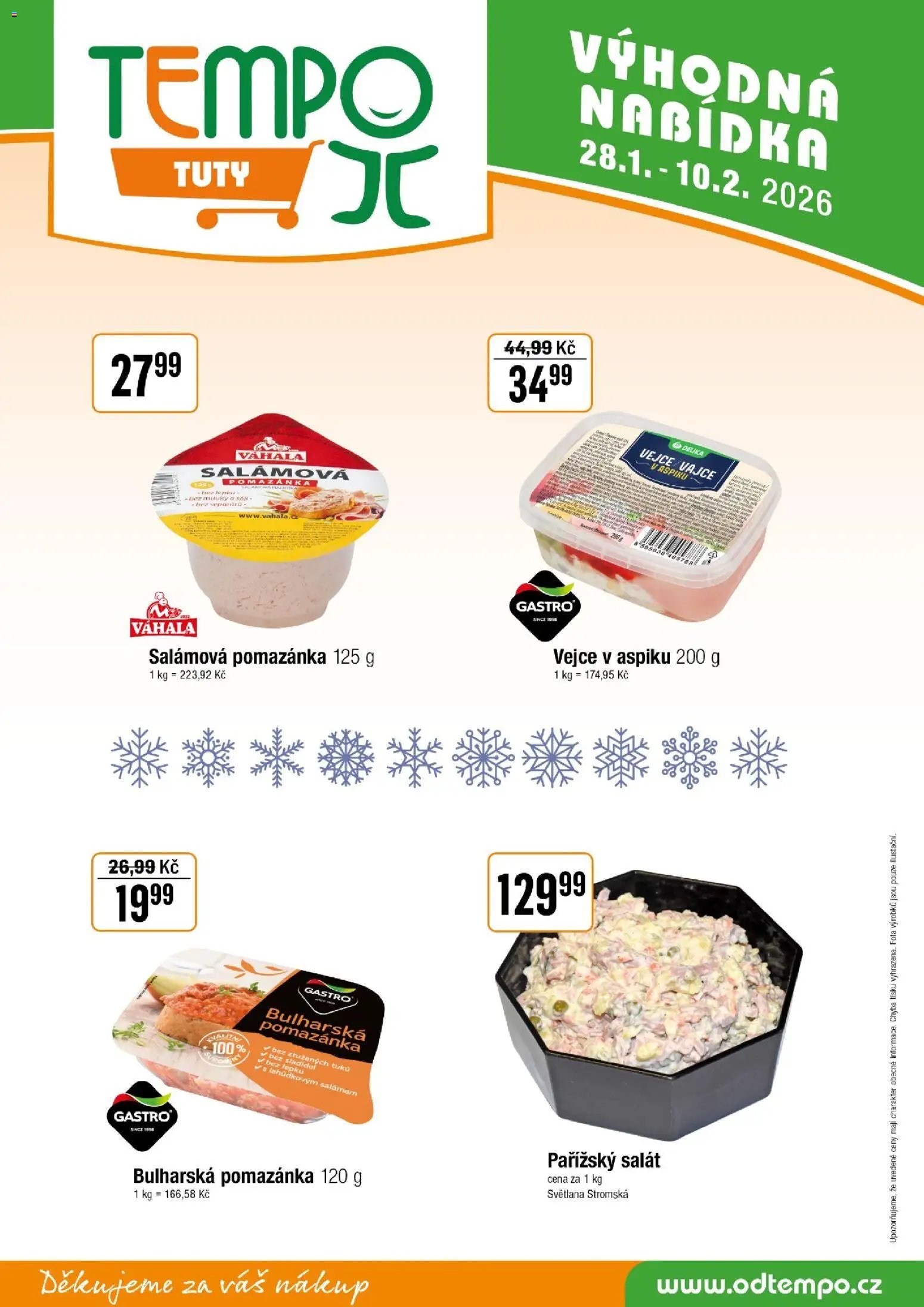 Tempo leták - Tuty (2026-01-28 - 2026-02-10)