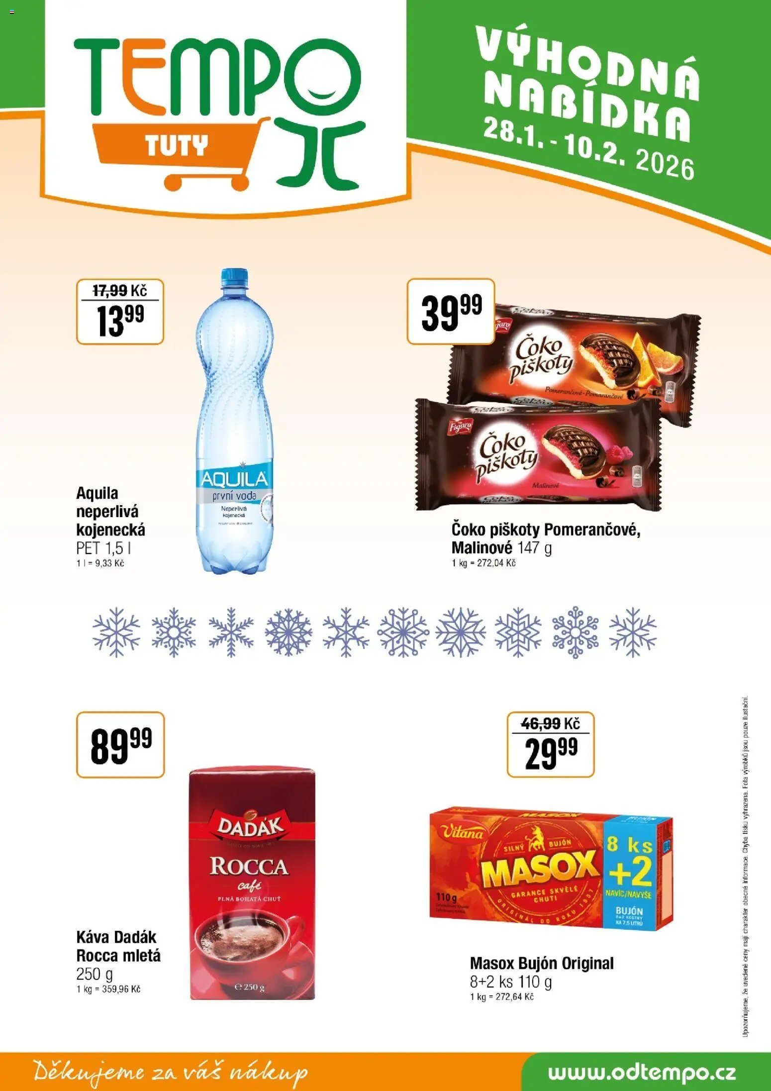 Tempo leták - Tuty (2026-01-28 - 2026-02-10)