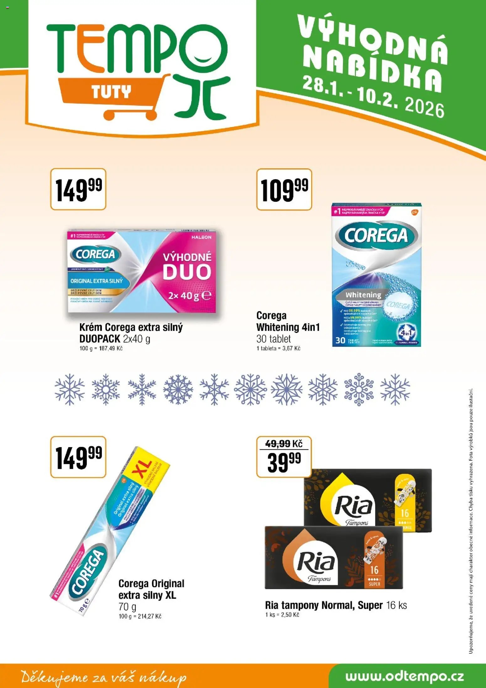 Tempo leták - Tuty (2026-01-28 - 2026-02-10)