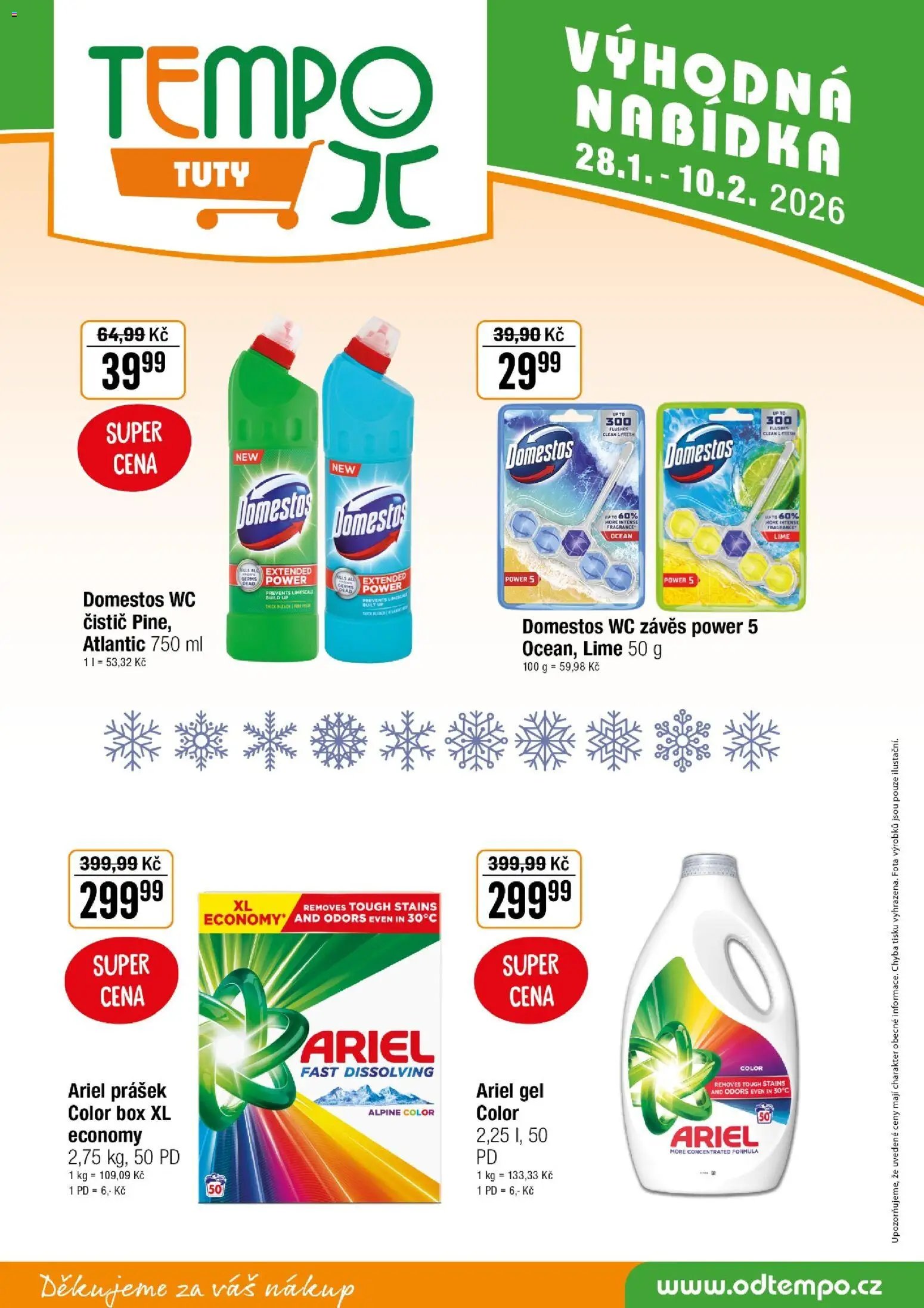 Tempo leták - Tuty (2026-01-28 - 2026-02-10)