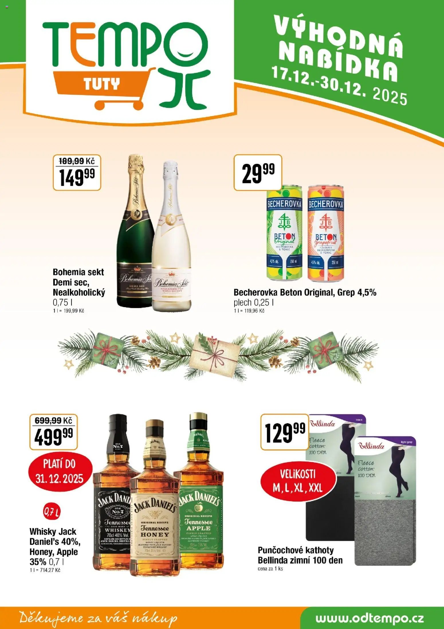 Tempo leták - Tuty (2025-12-17 - 2025-12-30)