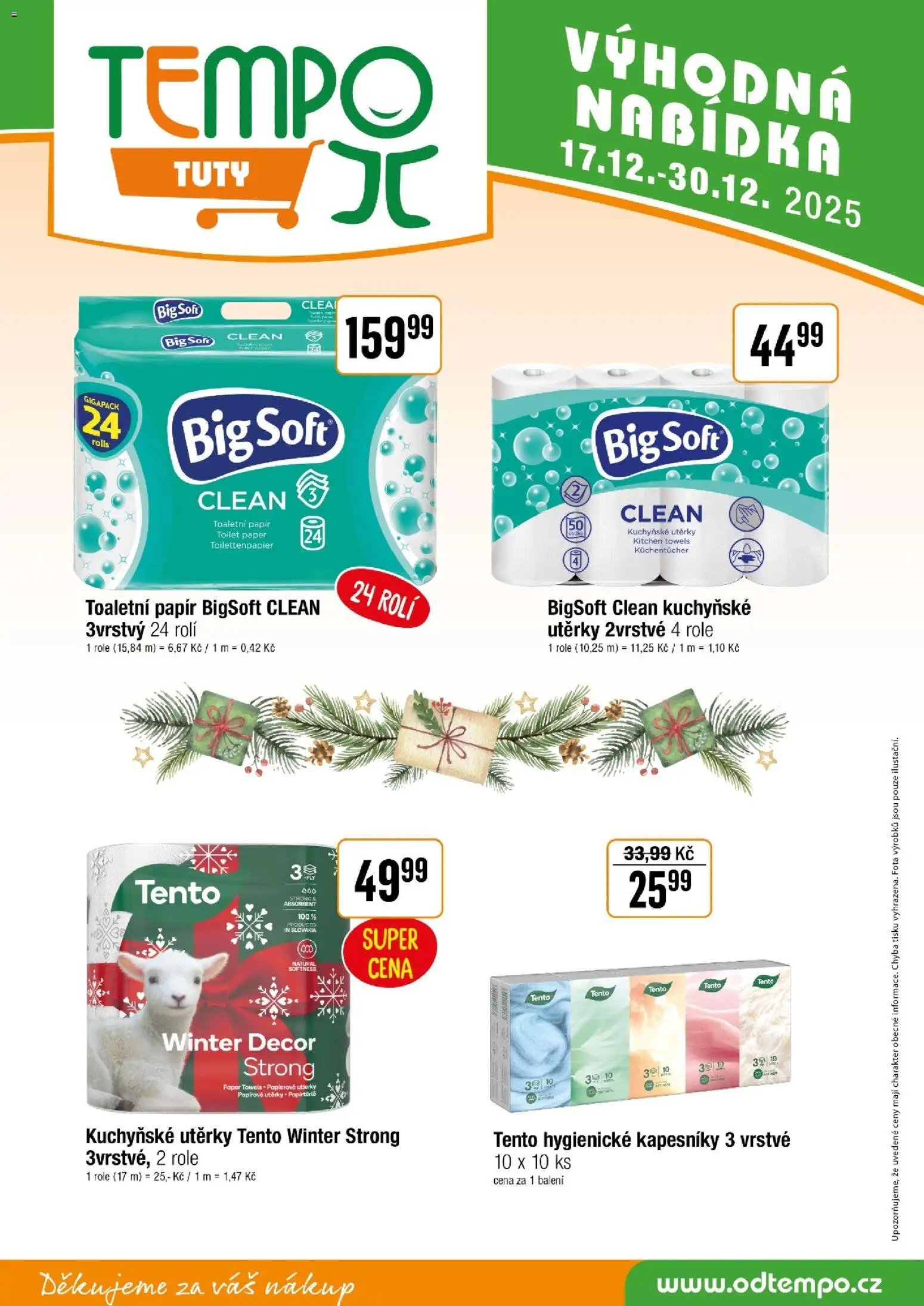 Tempo leták - Tuty (2025-12-17 - 2025-12-30)