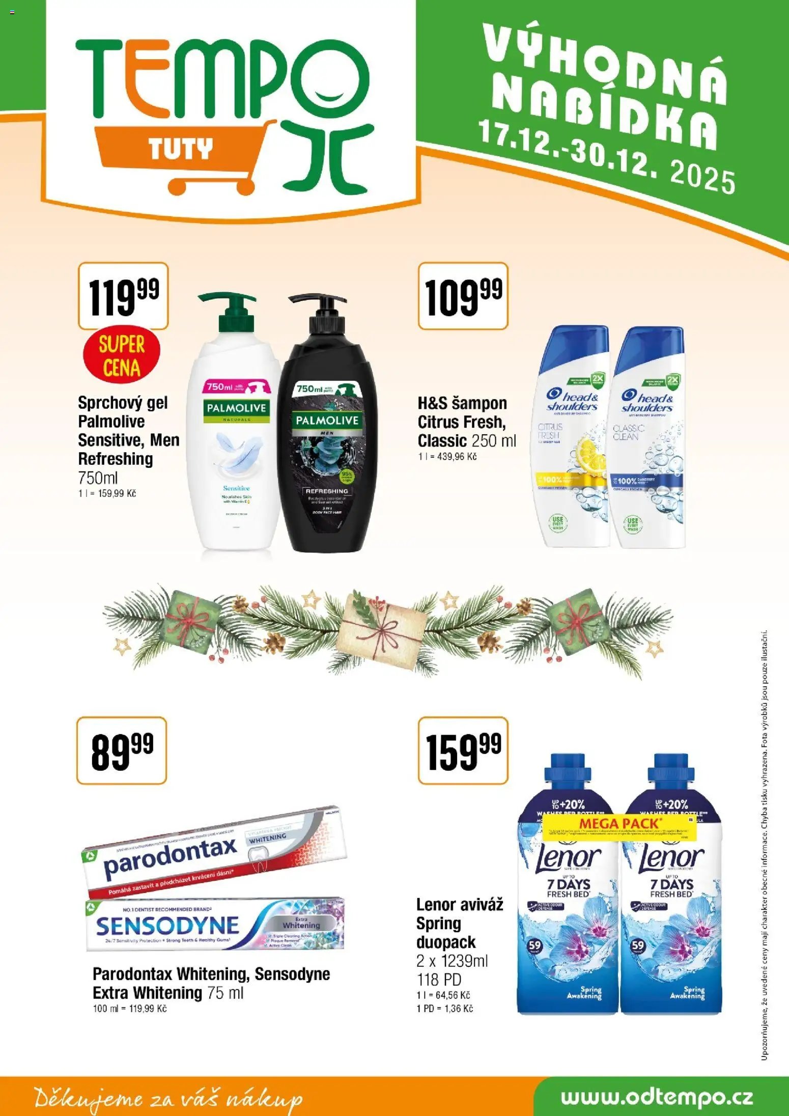 Tempo leták - Tuty (2025-12-17 - 2025-12-30)