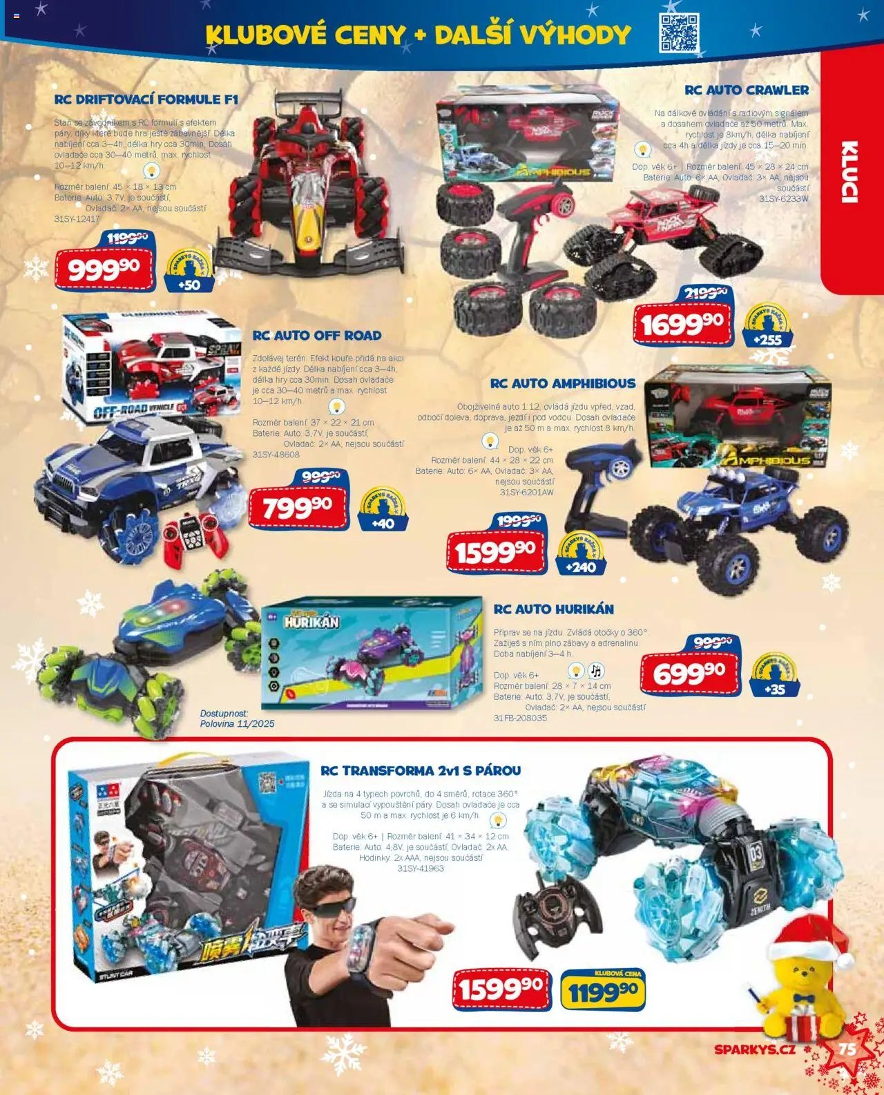 Sparkys katalog Vánoce (2025-10-01 - 2025-11-30)