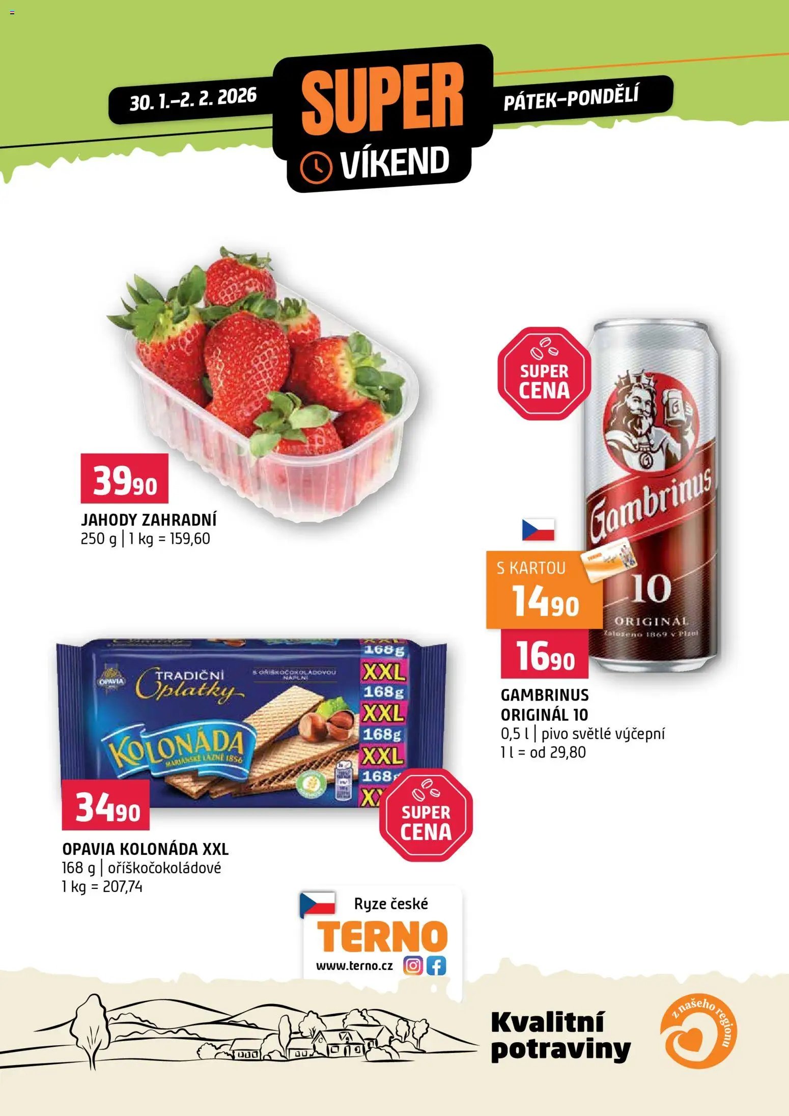 Terno leták - Super víkend (2026-01-30 - 2026-02-02)