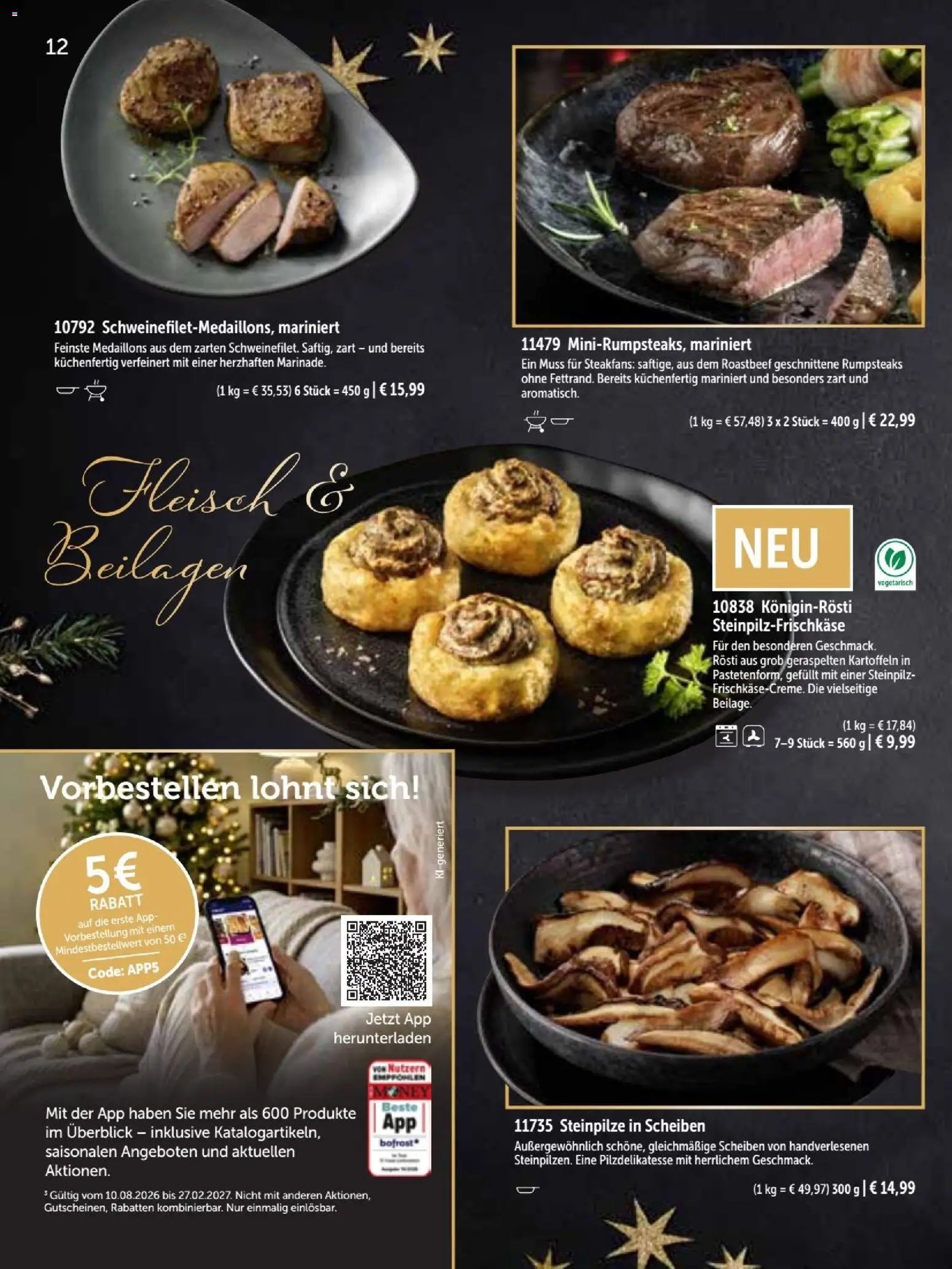 Bofrost Katalog Weihnachten 2026
