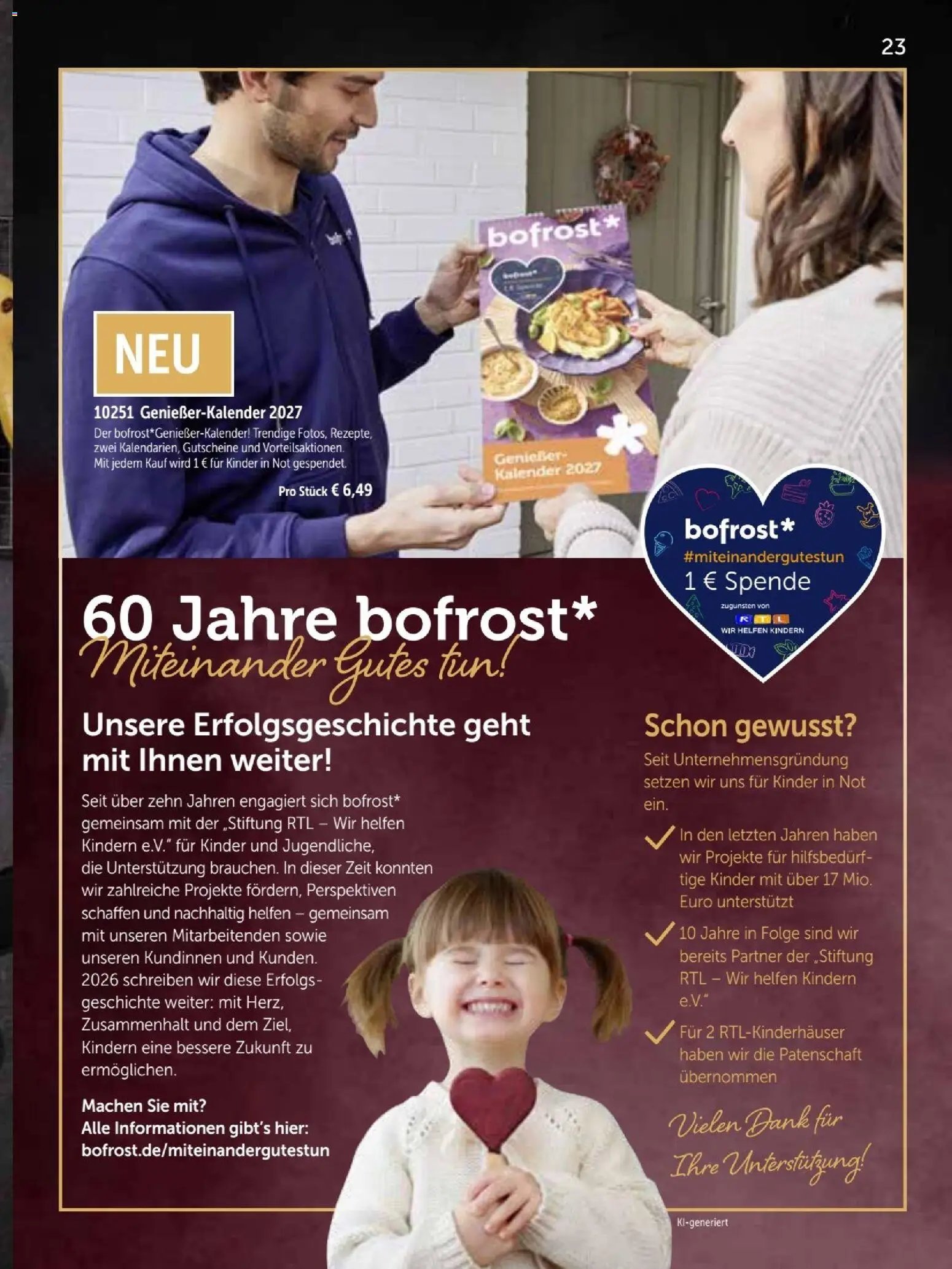 Bofrost Katalog Weihnachten 2026