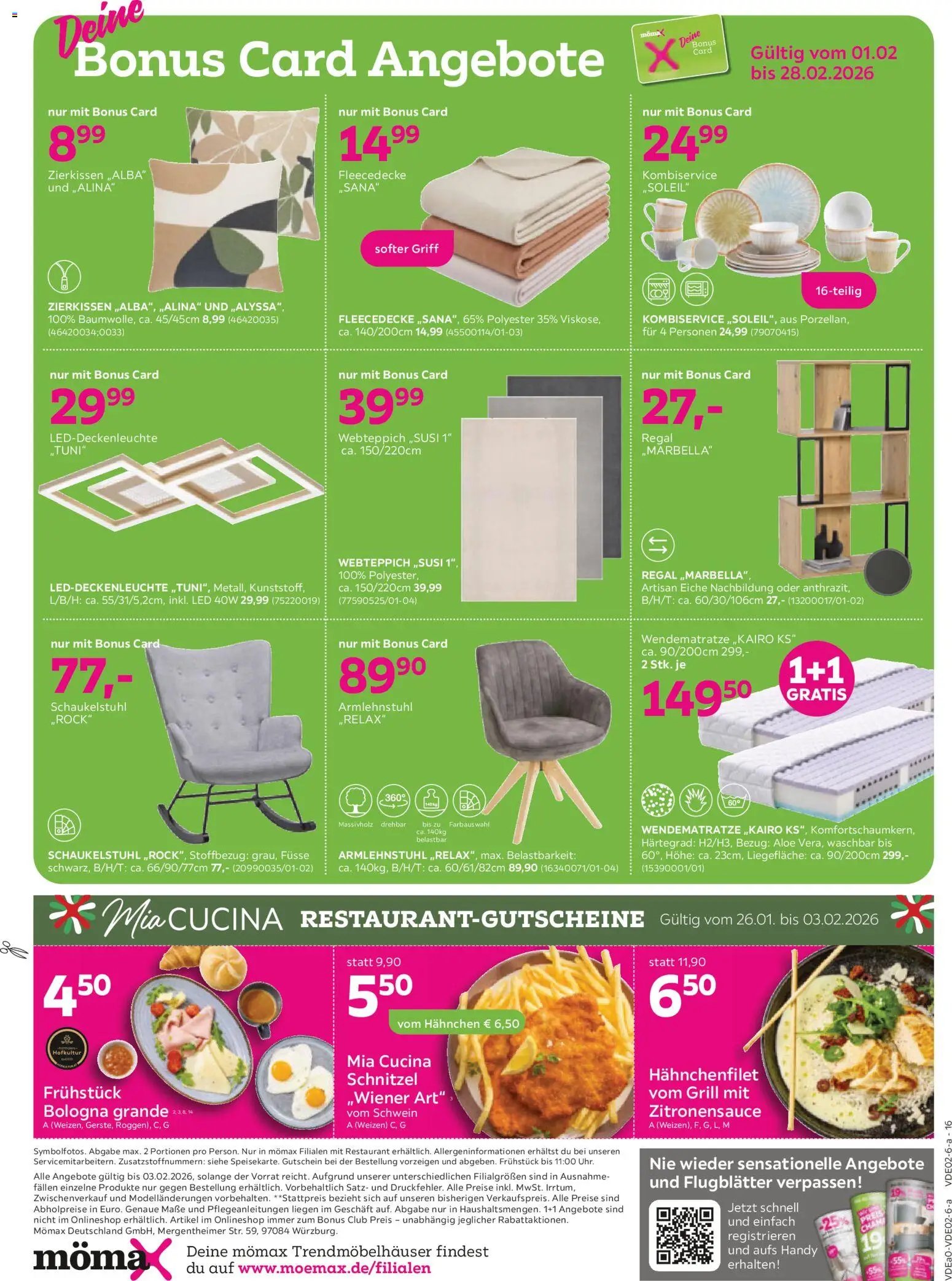 Mömax 19% MwSt. geschenkt auf fast den gesamten Einkauf